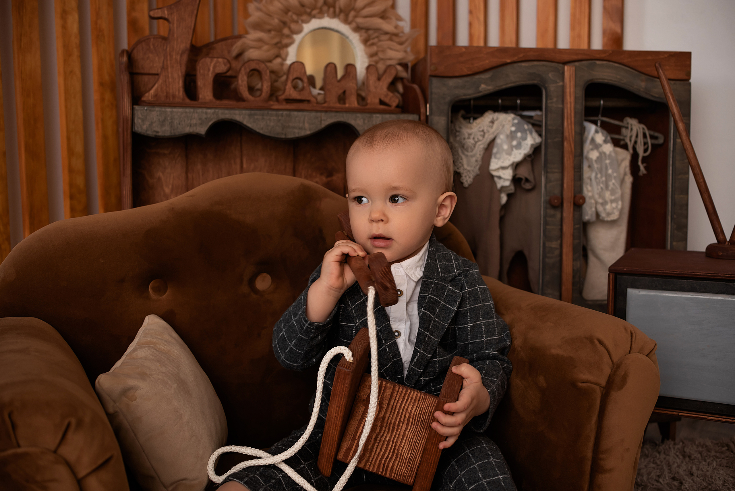 Иван годик. Детский фотограф новорождённых в Минске Боровик Екатерина