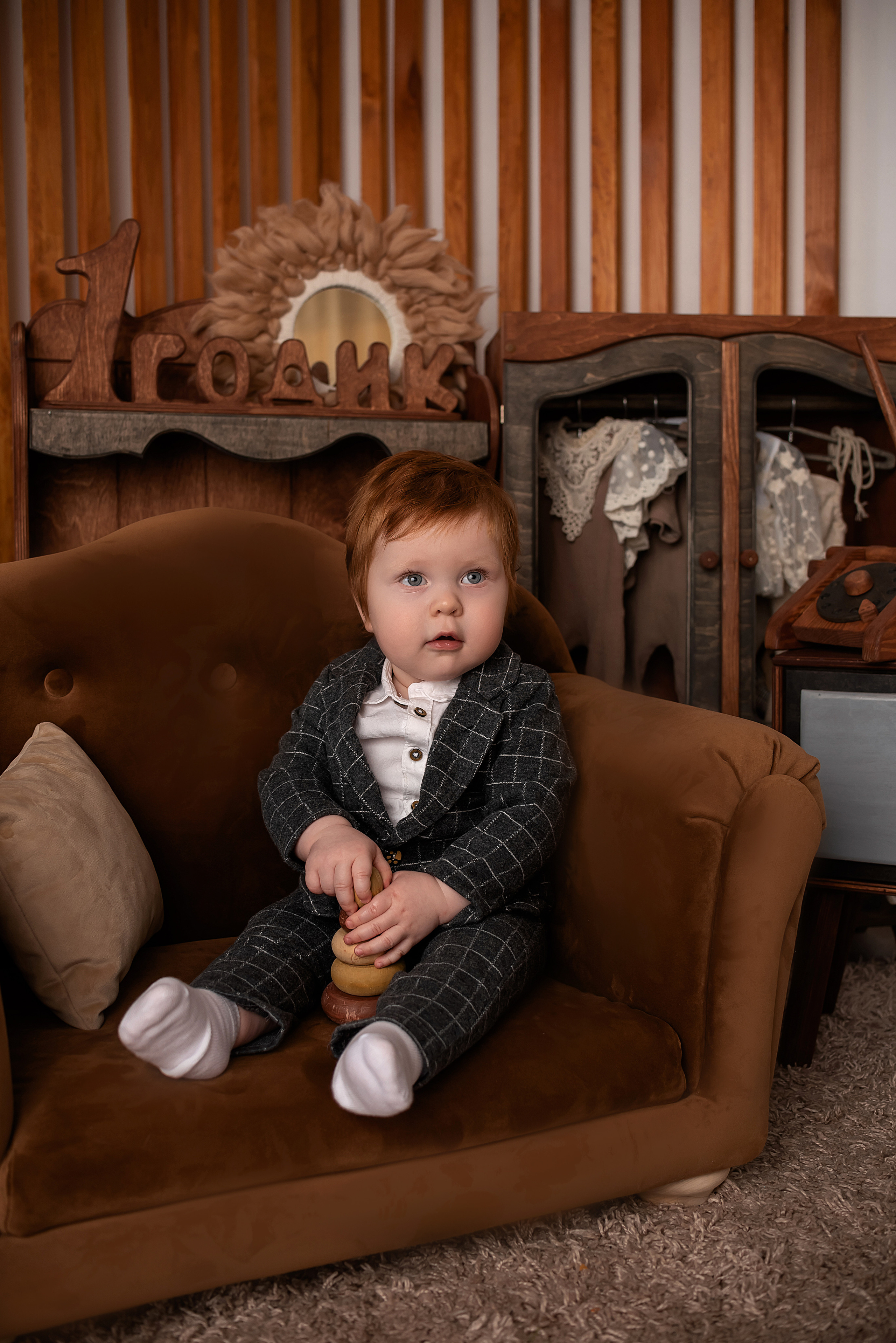 Кирюша годик. Детский фотограф новорождённых в Минске Боровик Екатерина