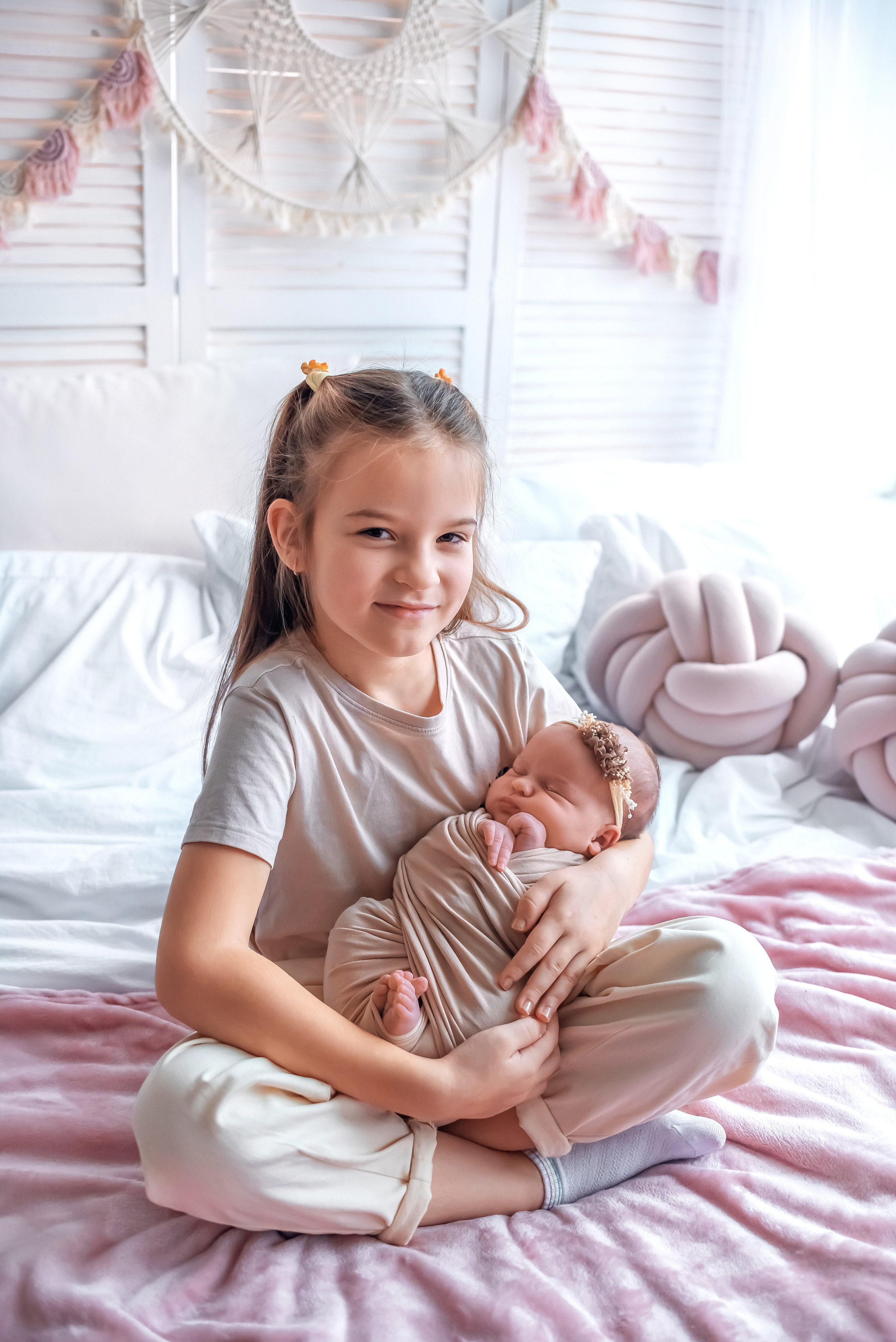 Есения и Ульяна. Детский фотограф новорождённых в Минске Боровик Екатерина