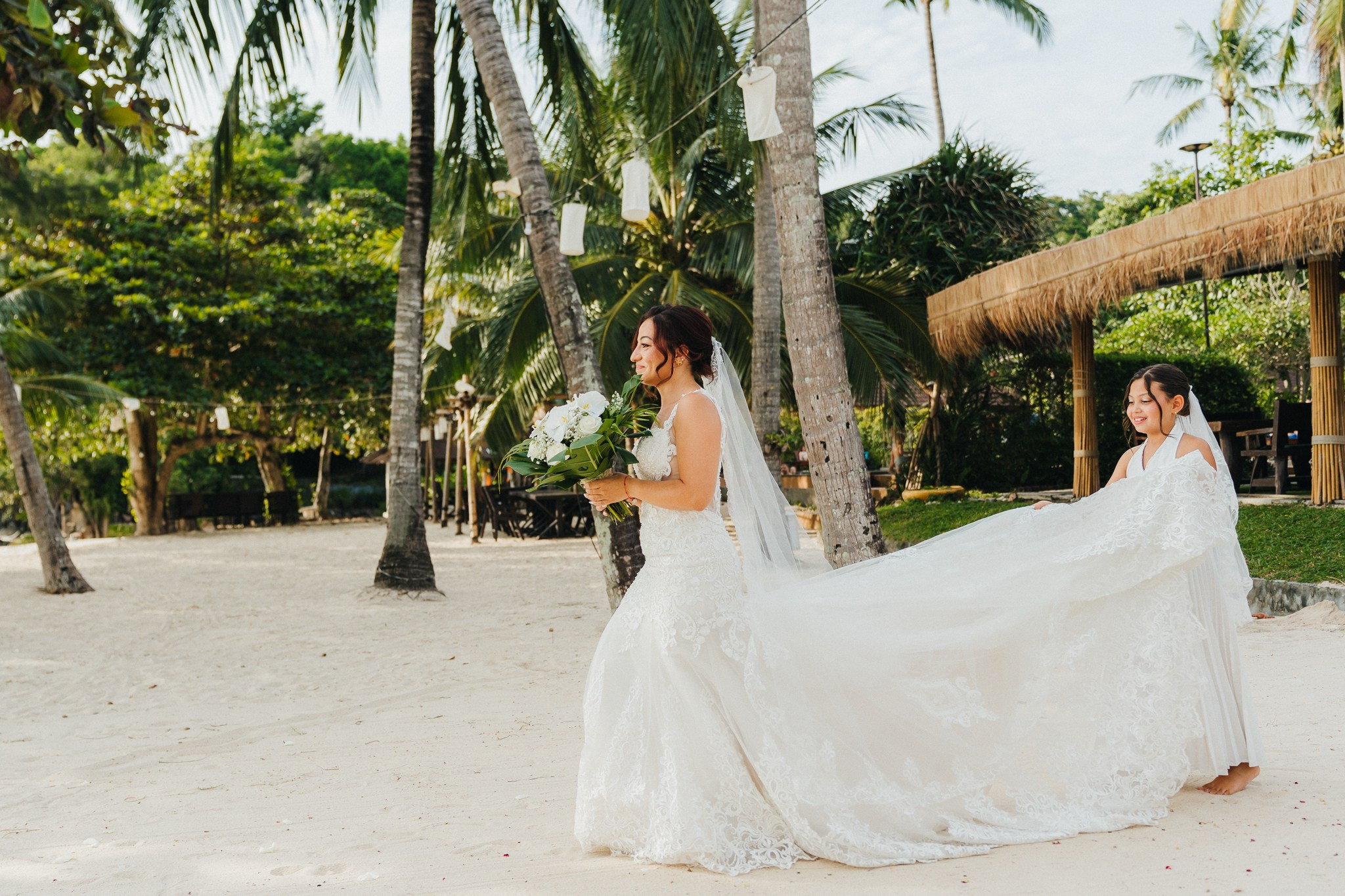 Family Beach Wedding in Koh Samui, Thailand | Just for 2 with Kids