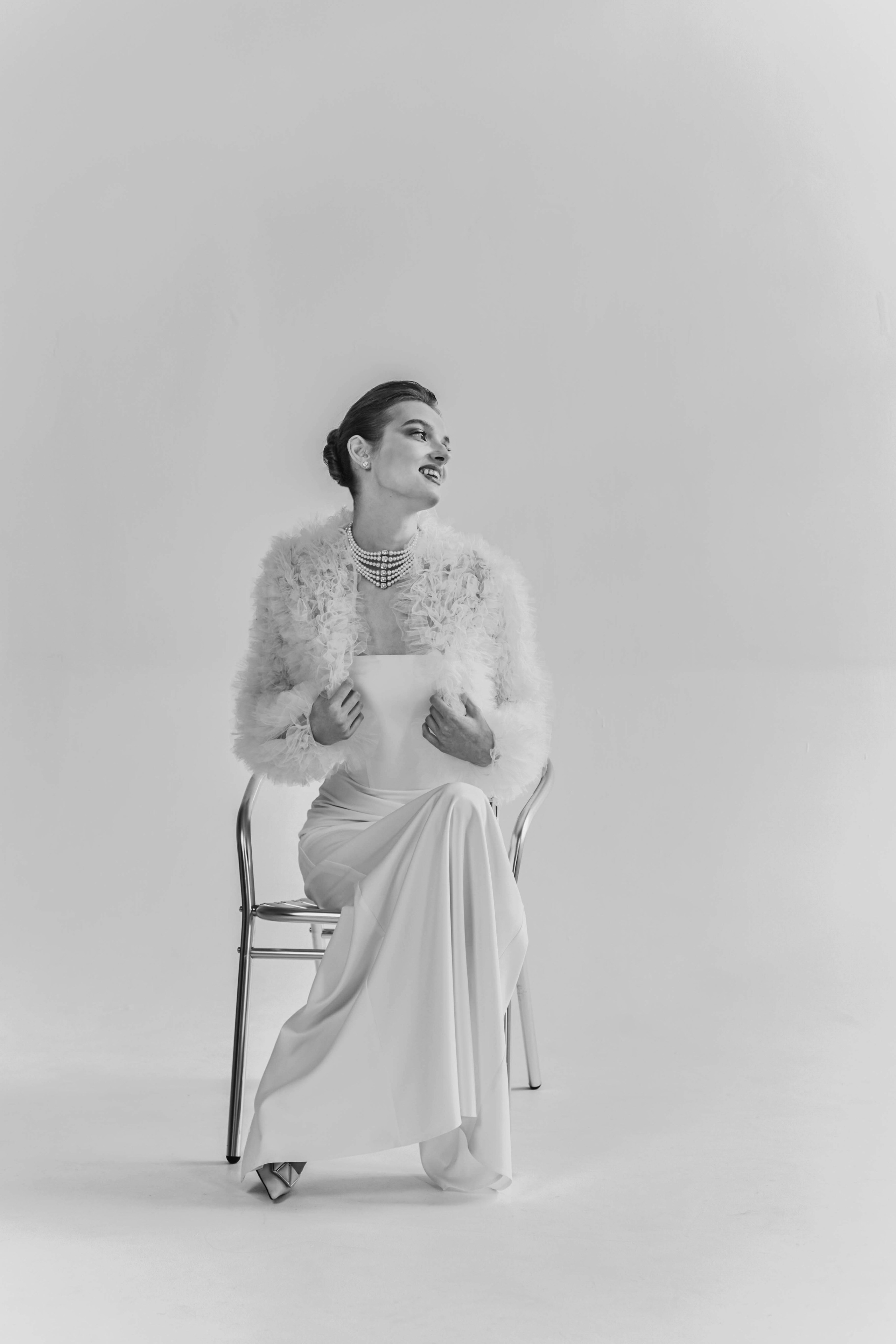 Фатиновая шубка. Свадебный салон-ателье Бонжур в Минске Bonjour