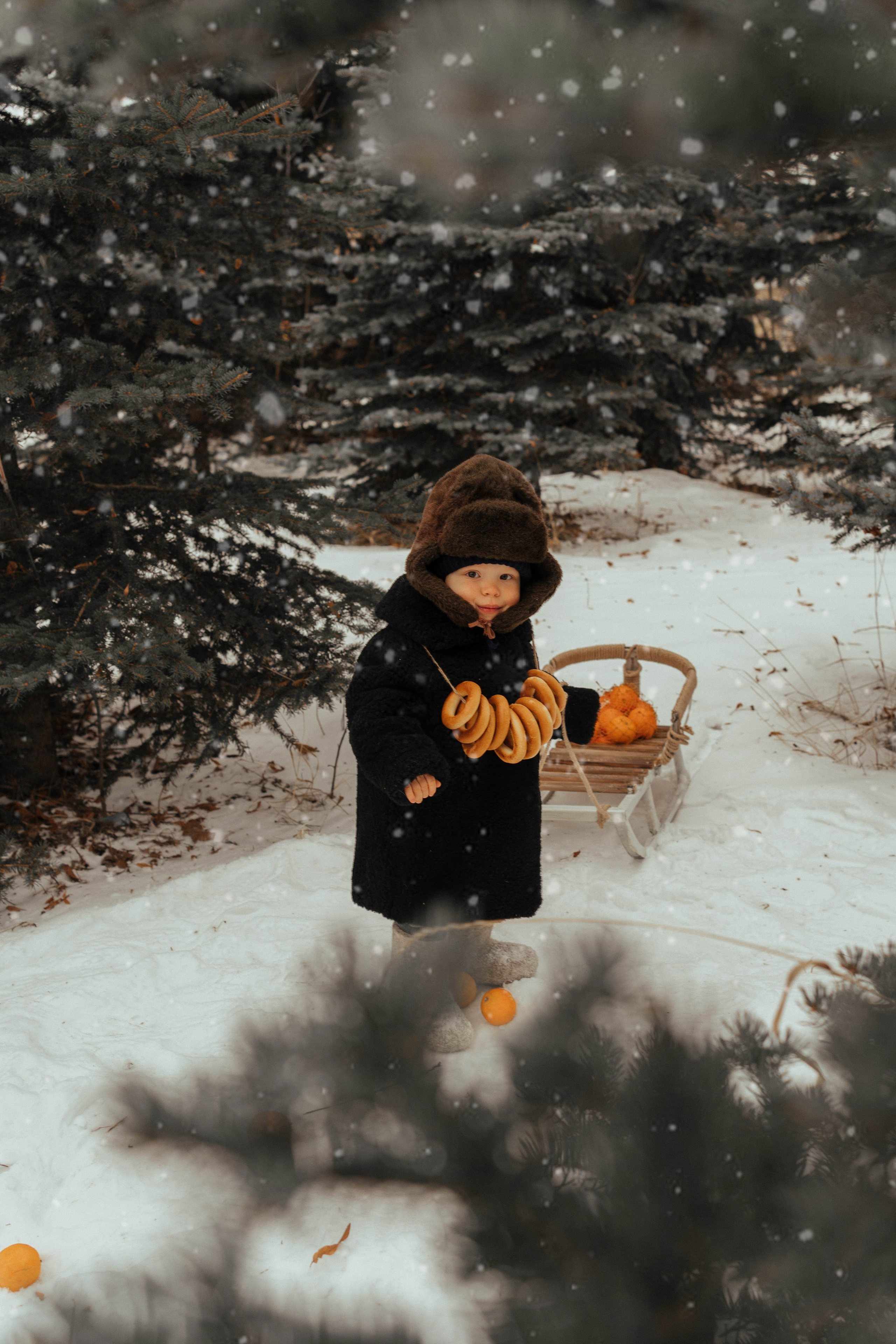 Фотопроект «Зимний лес». Семейный и детский фотограф новорожденных Ульяновск