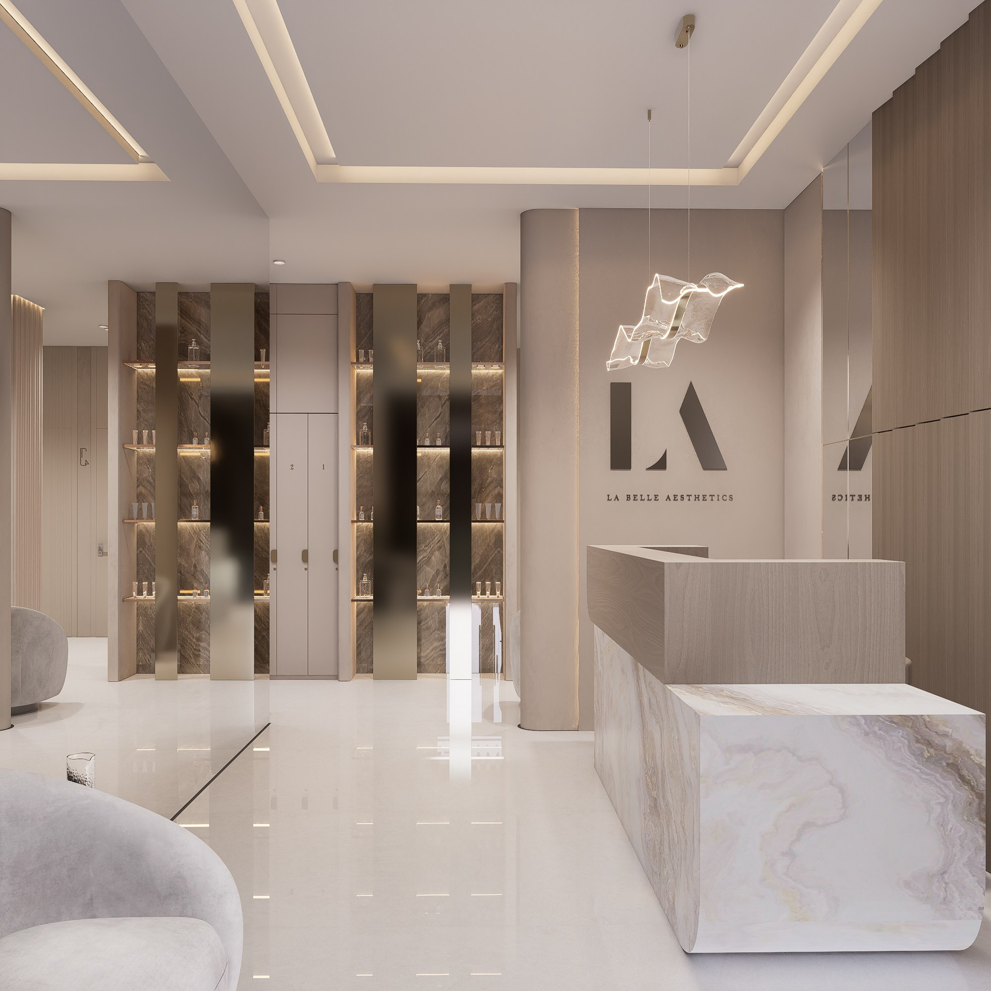 LA BELLE AESTHETICS WEB. Архитектурно-дизайнерское бюро ROOMS