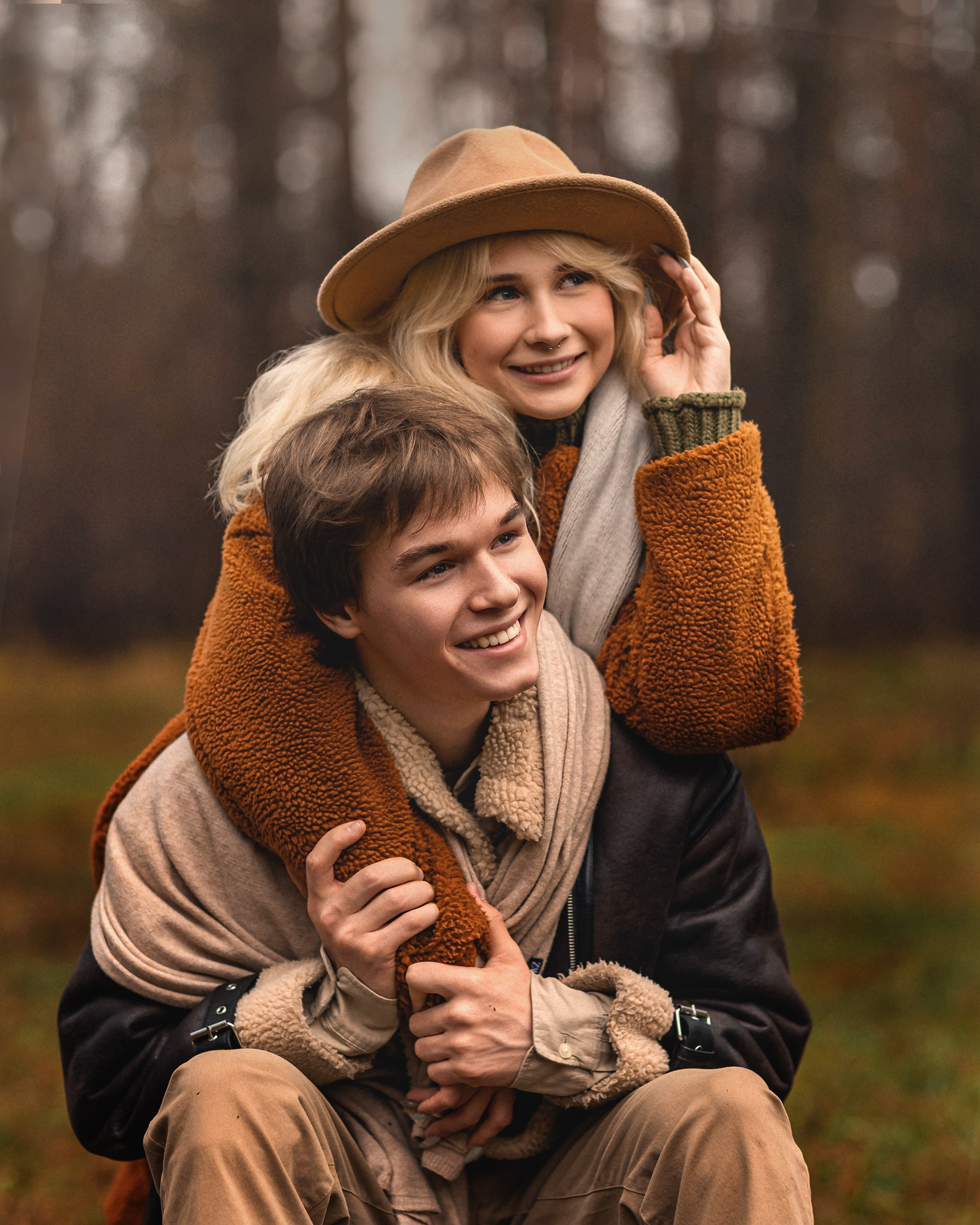 Осенняя лавстори. Детский и семейный фотограф Елена Михайлова в Москве