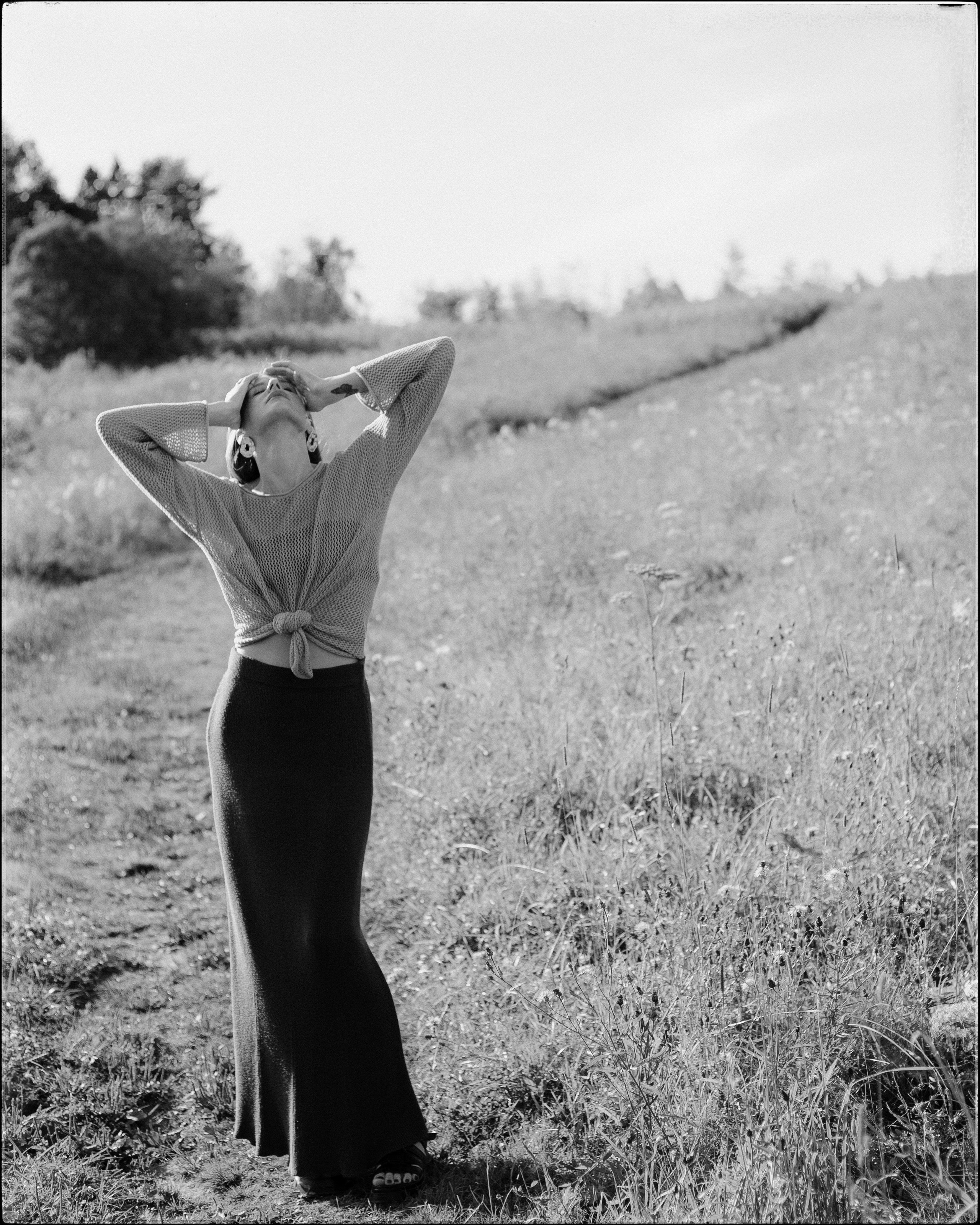 Съёмка в поле. Женский и лавстори фотограф в Москве Елена Аксютко
