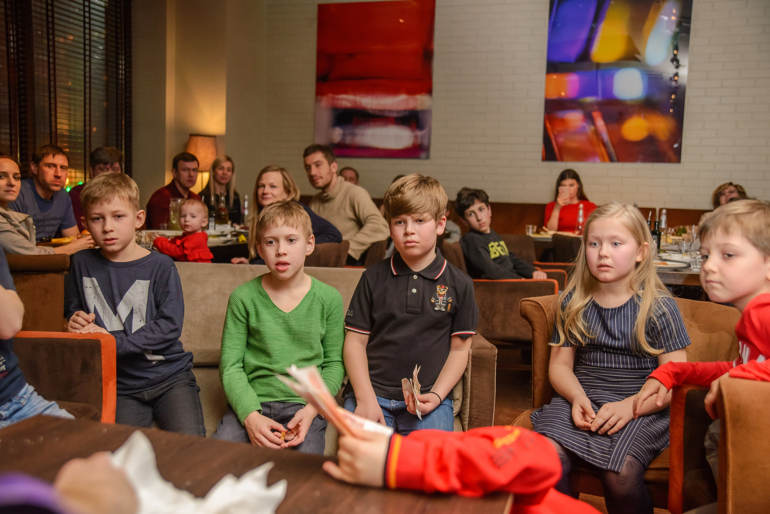 Детский день рождения в ресторане