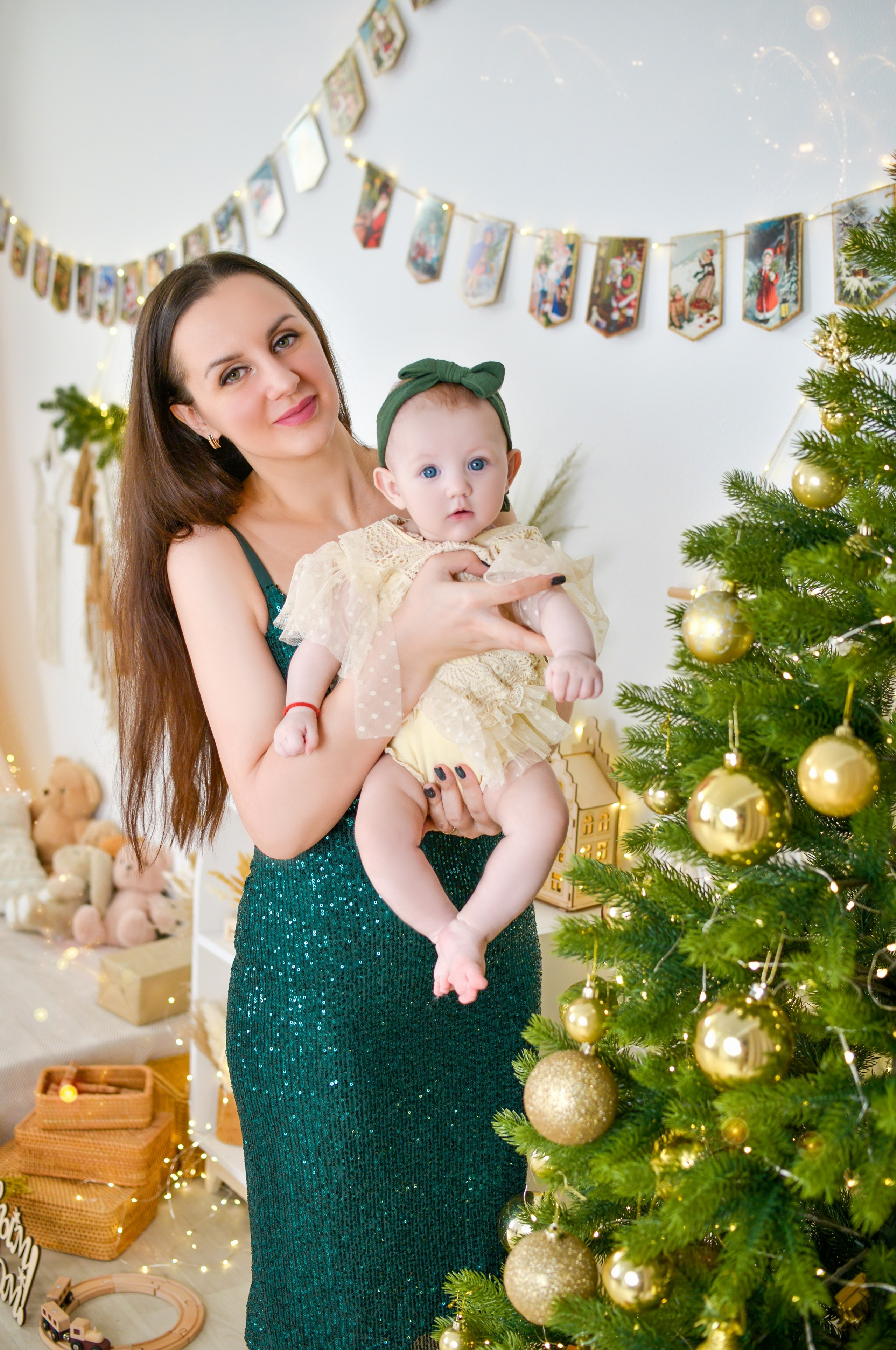 Новогодняя семейная фотосессия в Краснодаре 2023-2024. Фотограф новорожденных Краснодар Малышенко Надежда