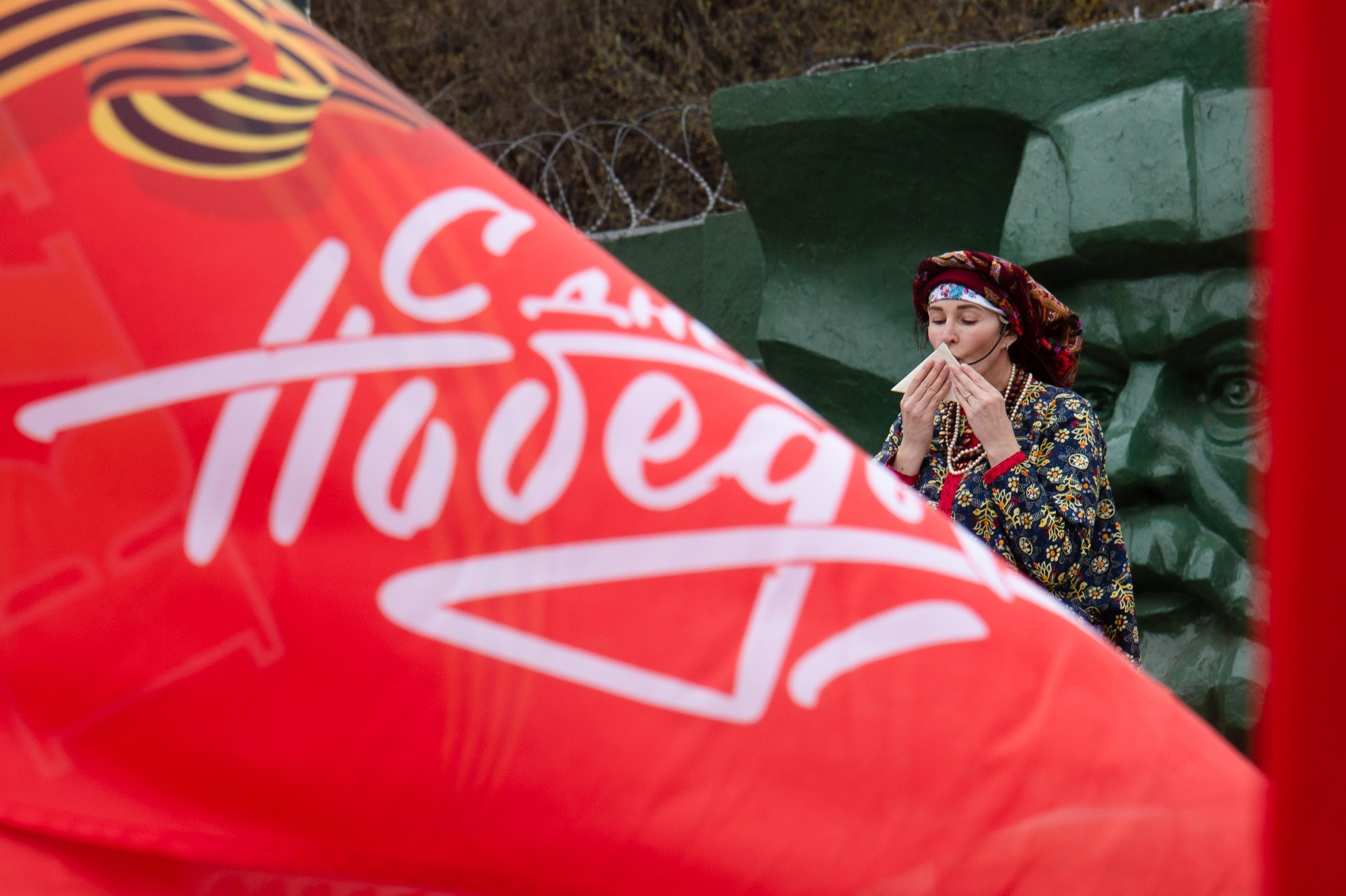 Митинг 9 мая в Федеральной пассажирской компании. Борщевская Елизавета / фотограф Иркутск