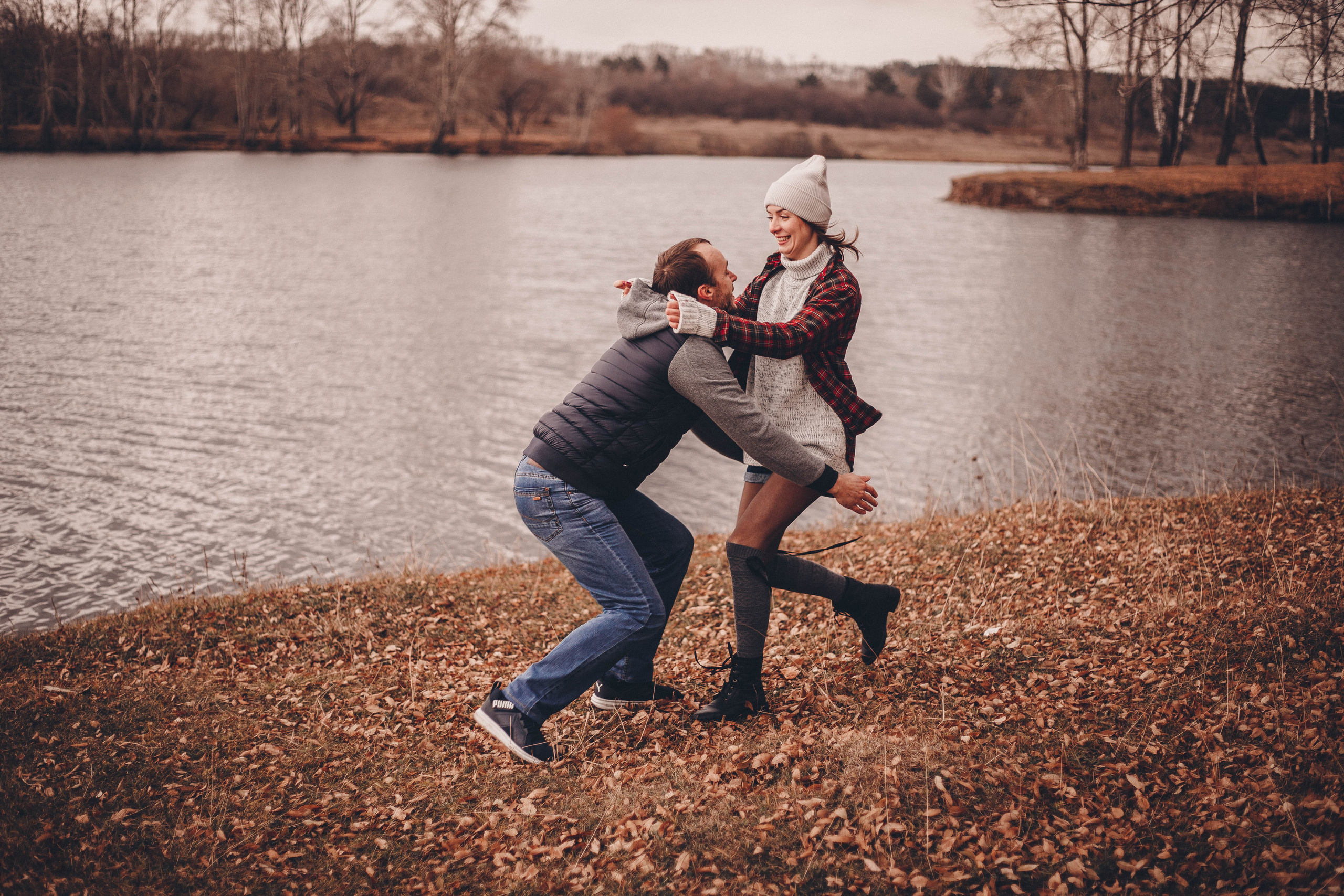 Осенняя лавстори Нади и Андрея. Семейный и женский фотограф Кемерово Мария Степ