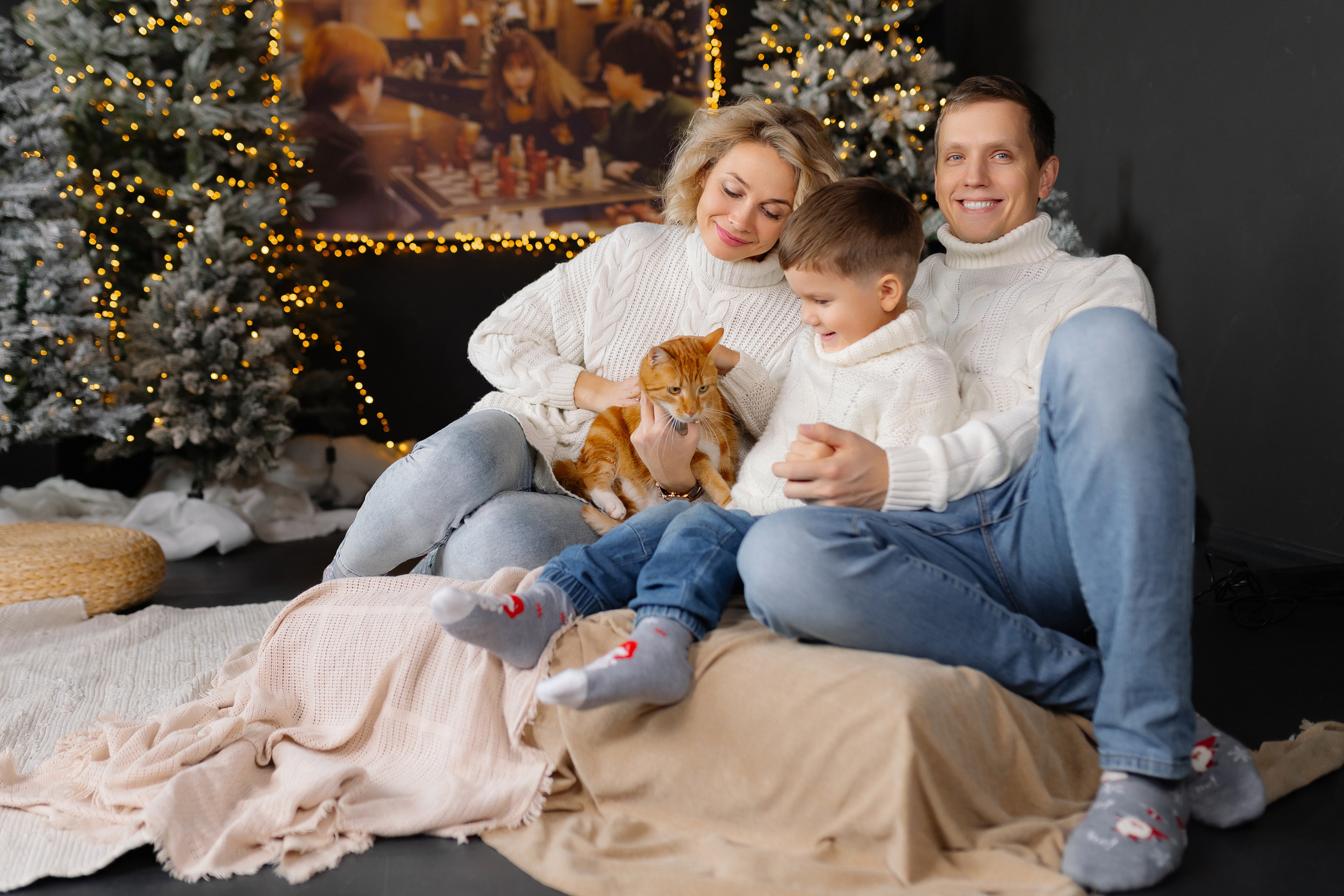 Семейная новогодняя съемка. Свадебный фотограф в Минске/Беларуси Сергей Спиридонов