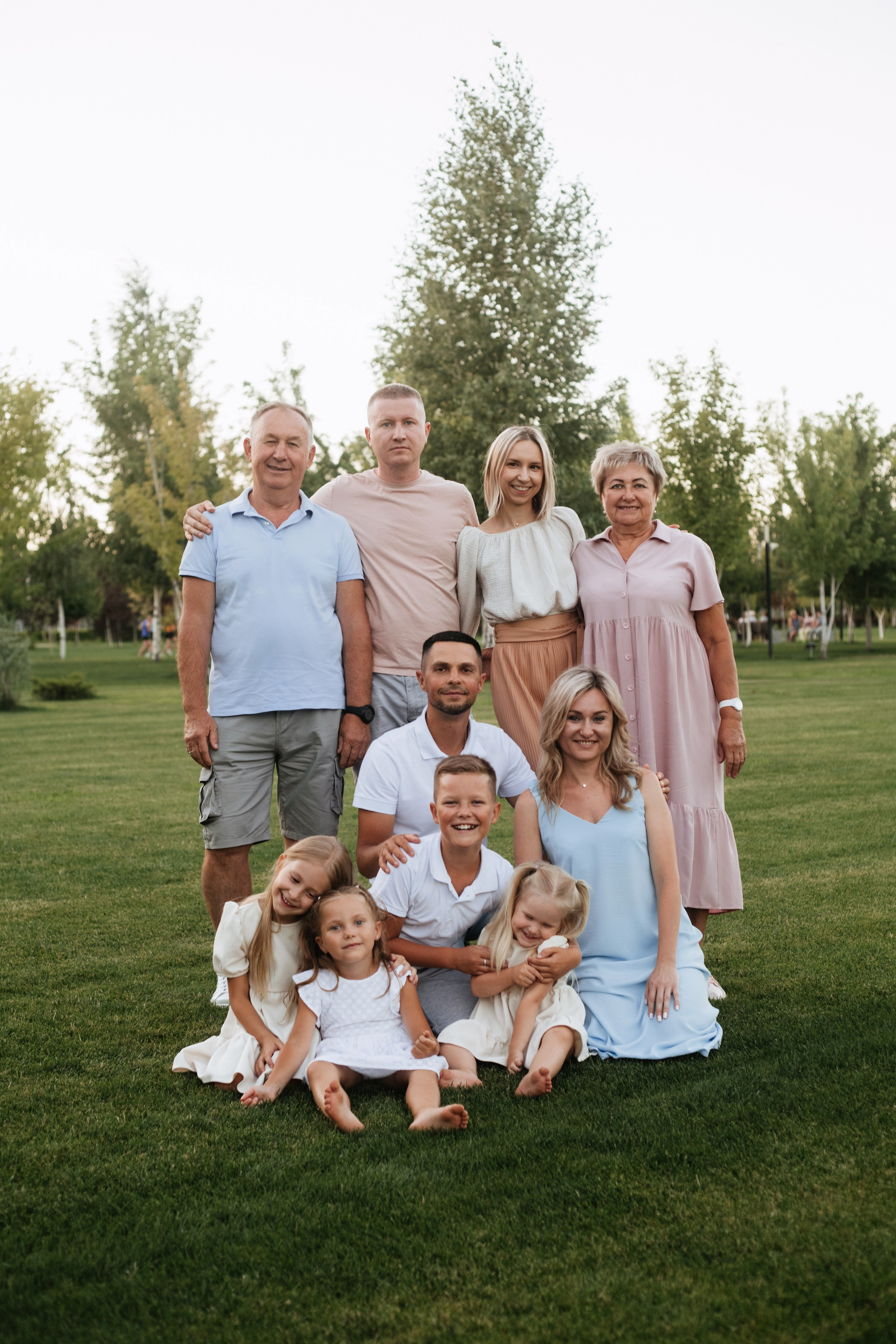 Большая семейная съемка на природе. Фотограф в Волгограде и Москве | Анастасия Лаврова