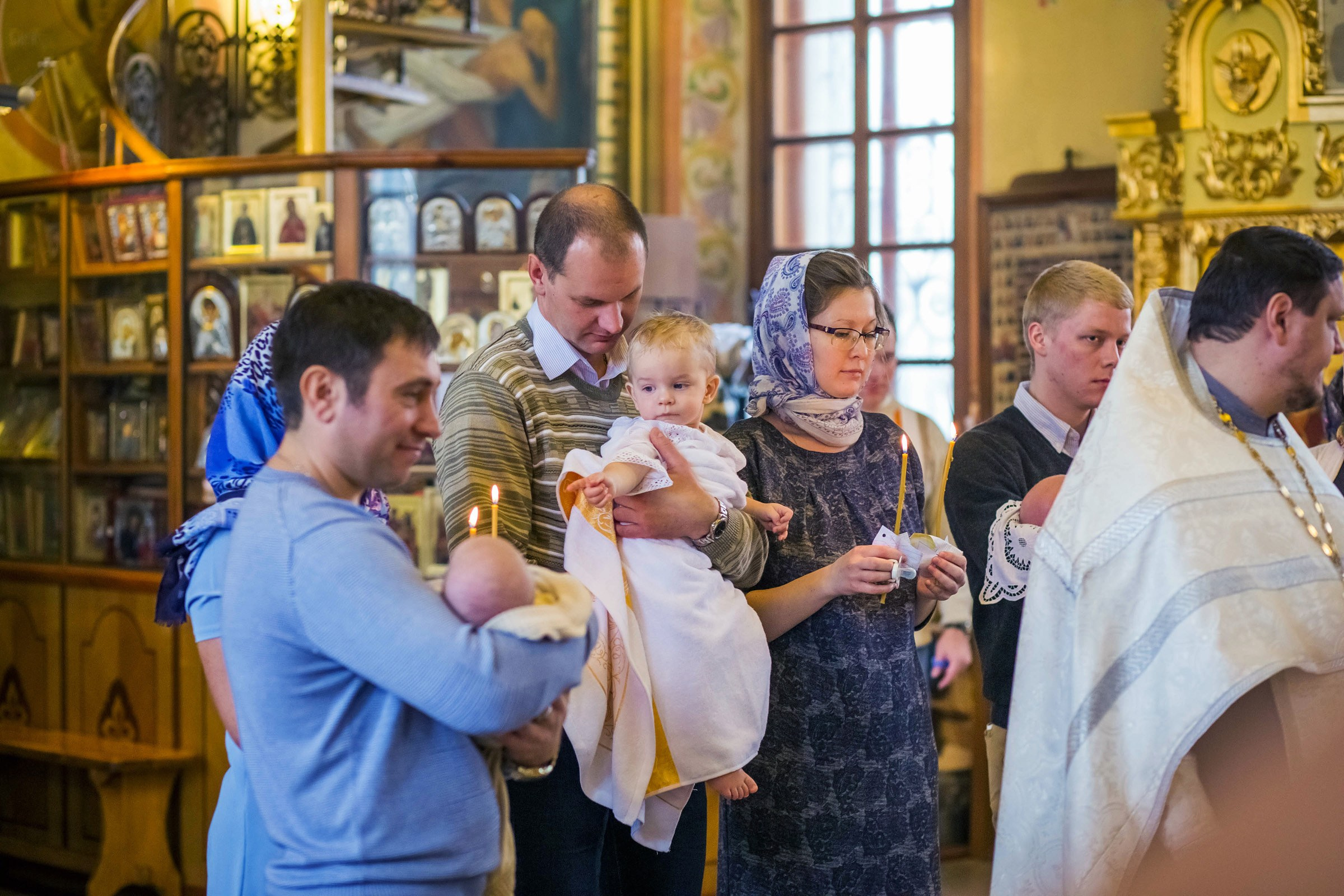 Крещение Антоши. Семьи, портреты, школьные съемки. Фотограф Лагутина Елена. Москва