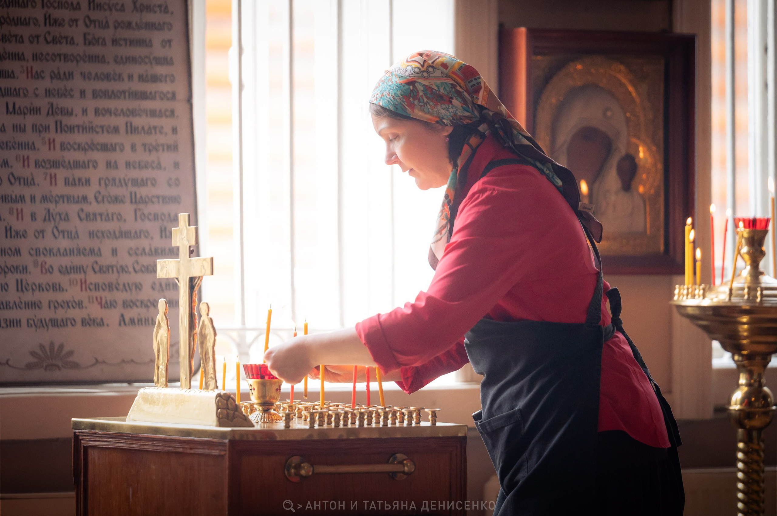Храм Преображения Господня в Богородском. Антипасха. Антон и Татьяна Денисенко — В храме