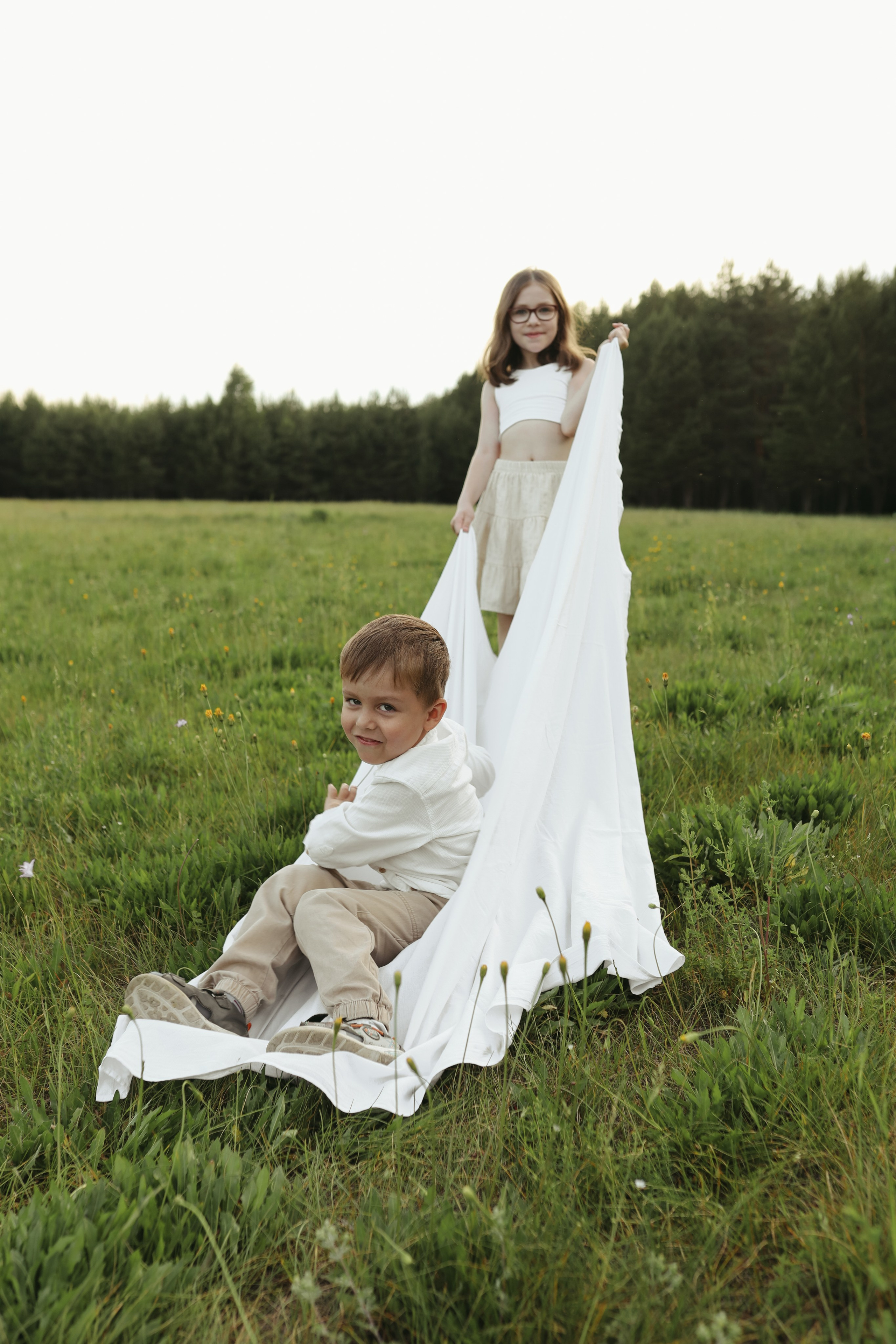 Семья в лесу. Дьячкова Мария фотограф