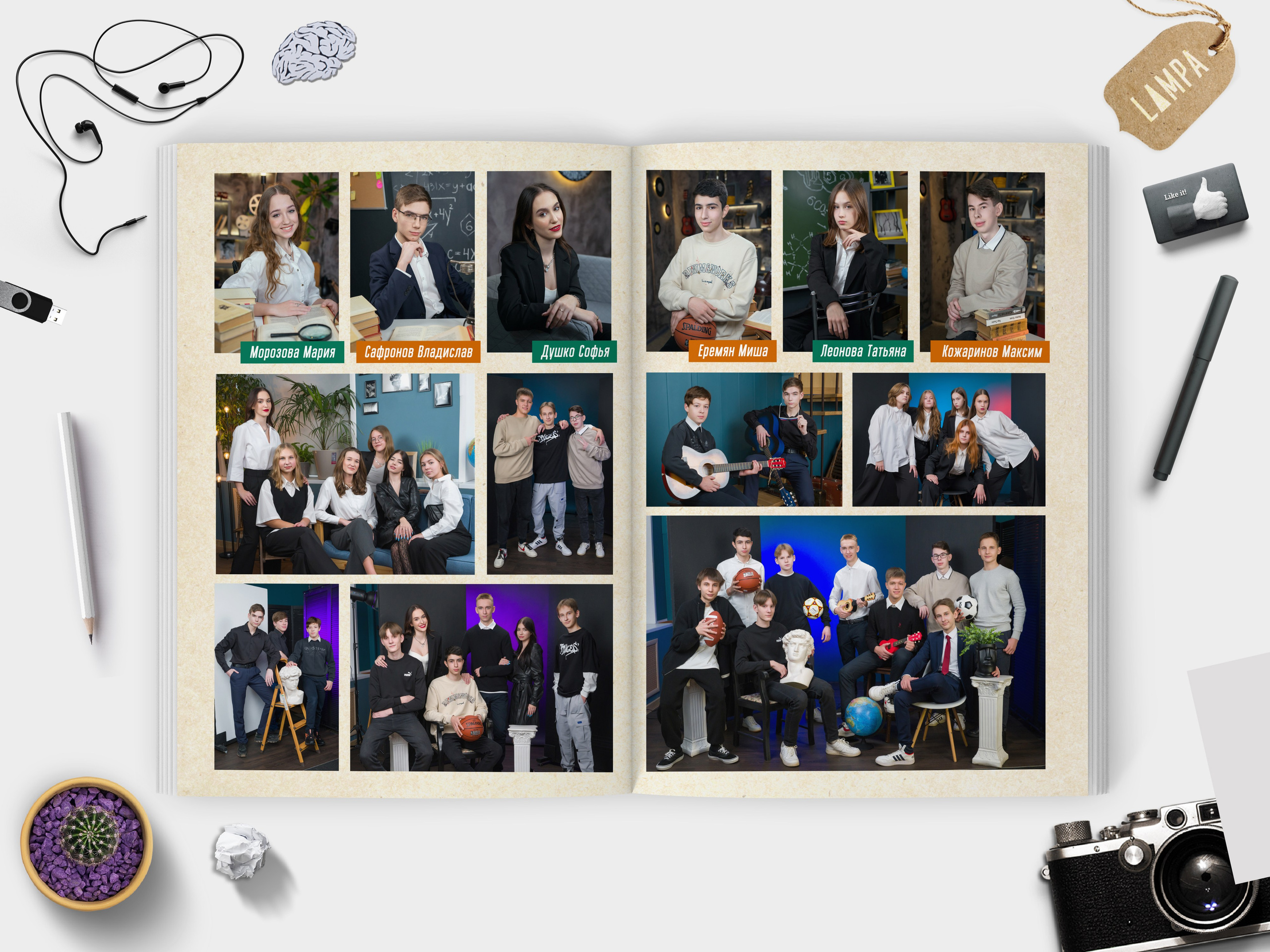 —  9 | Минимализм (портретная) | 30×40. Ваш Выпуск | Выпускные альбомы | г. Тверь