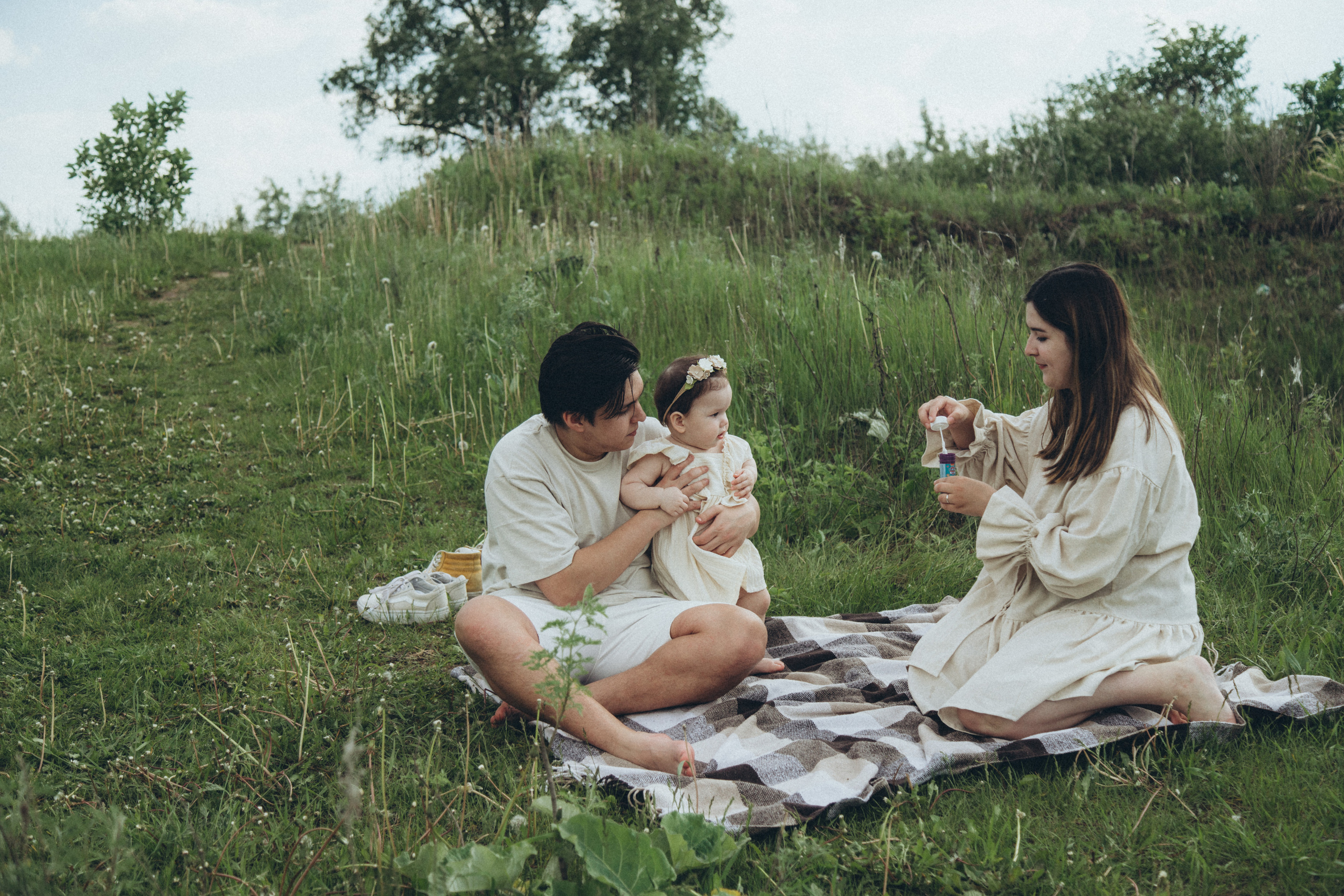 Искандер, Карина, Каролина. Семейный фотограф новорожденных УФА Гульнара Зиновьева