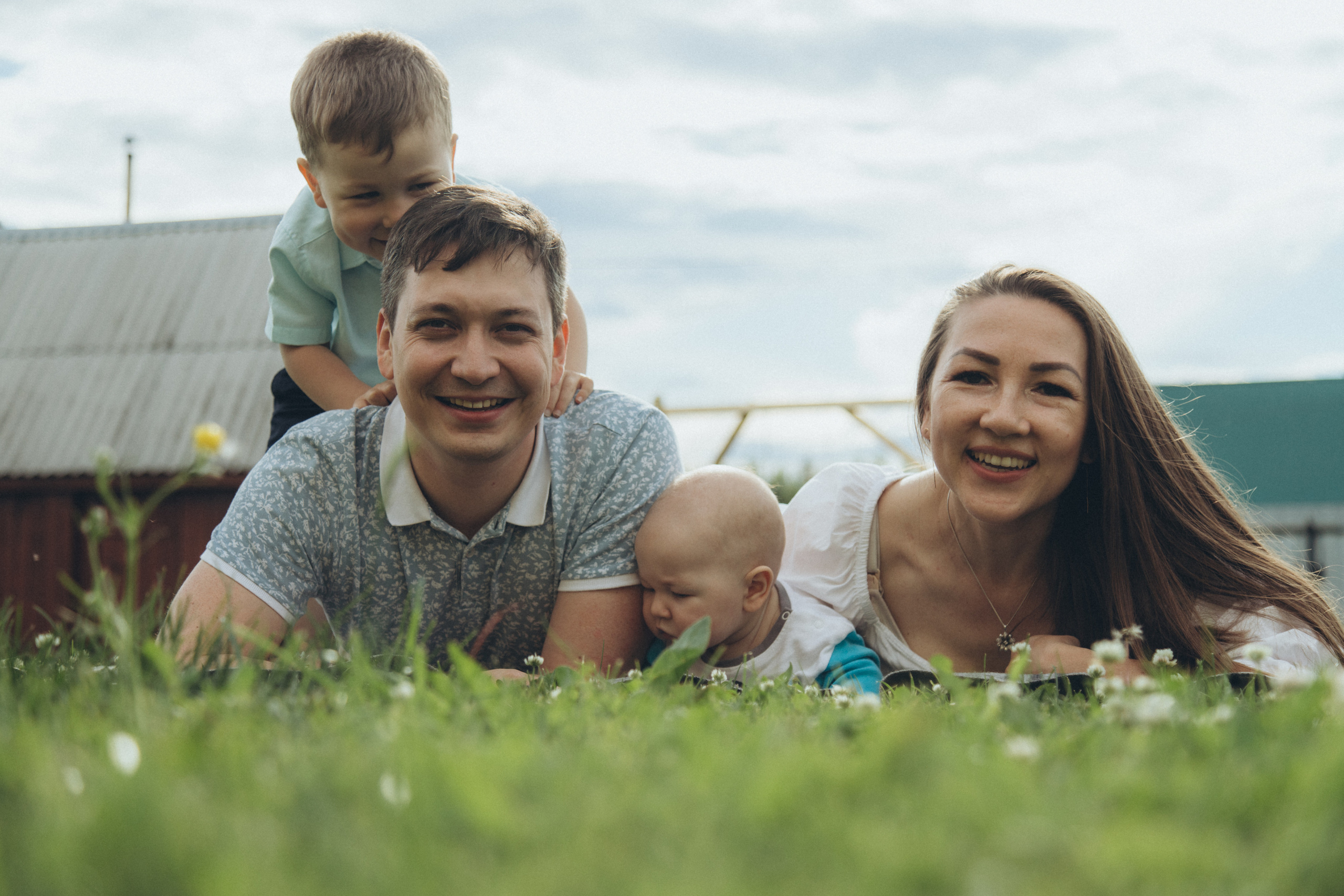 Айдар, Элина, Дамир, Данис. Семейный фотограф новорожденных УФА Гульнара Зиновьева
