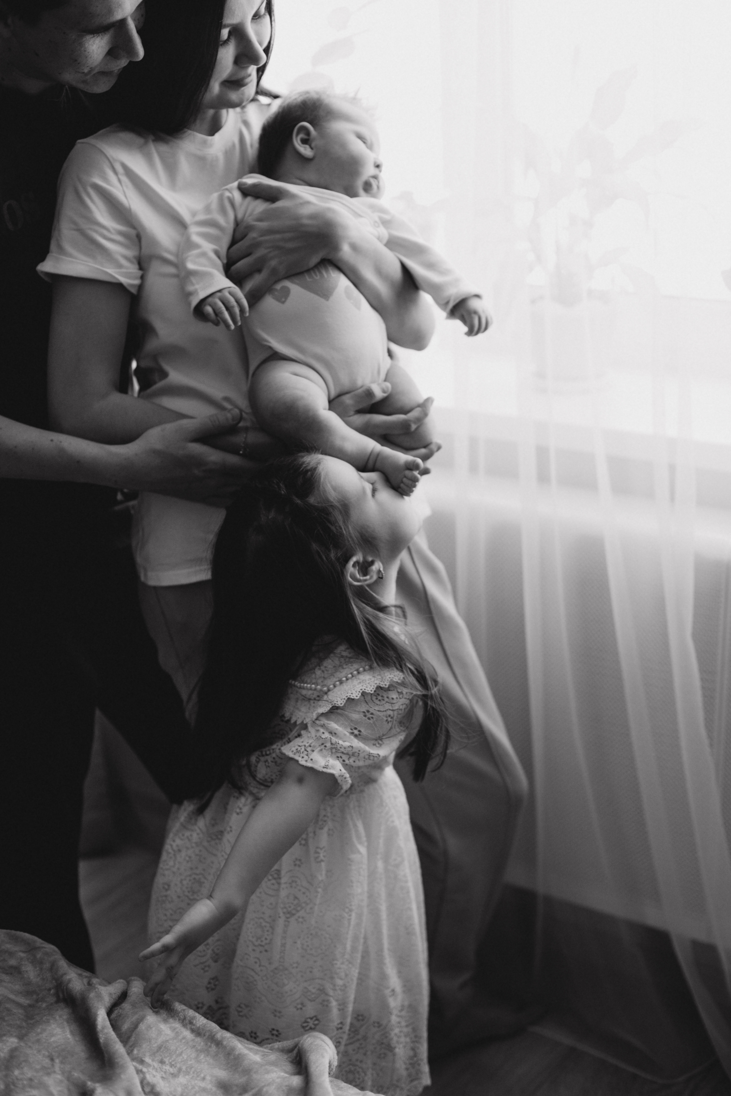 Раиль, Рада, Иделия, Эмилия. Семейный фотограф новорожденных УФА Гульнара Зиновьева