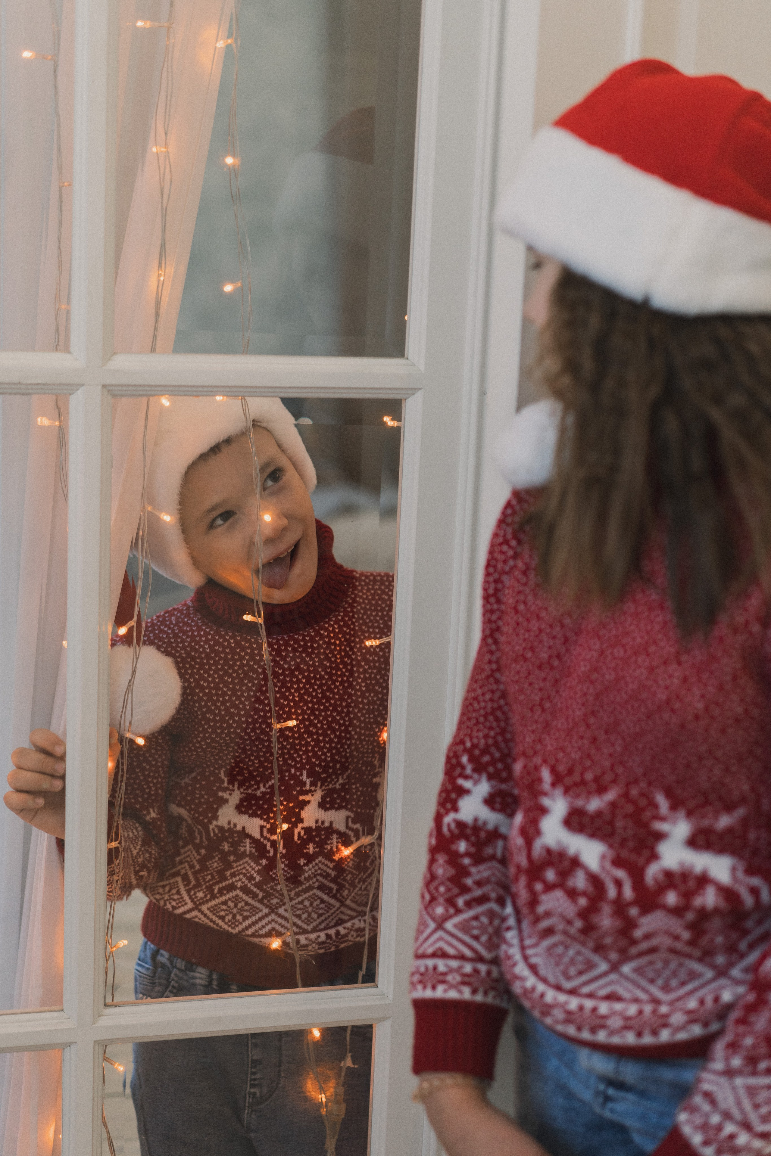 Новогодняя фотосессия мамы и трех детей в студии ВиллаНина. Семейный фотограф Екатеринбург Татьяна Девятых