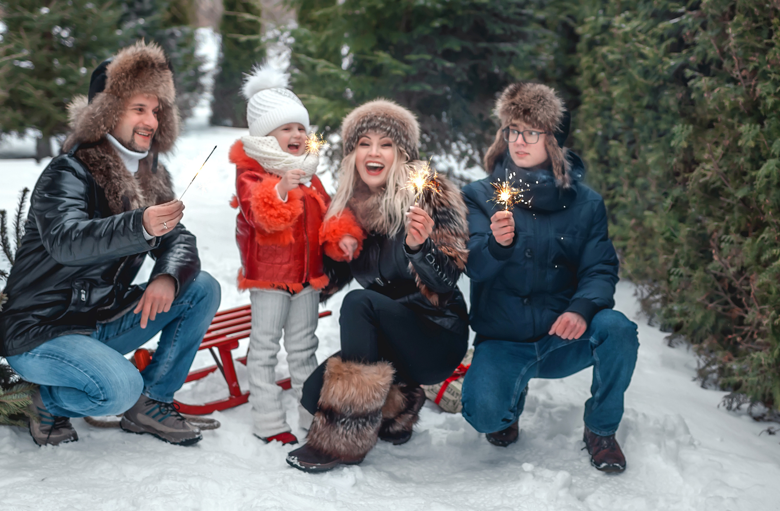 Новогодние и зимние фотосессии. Свадебный и семейный фотограф в Туле и Москве Полукарова Юлия
