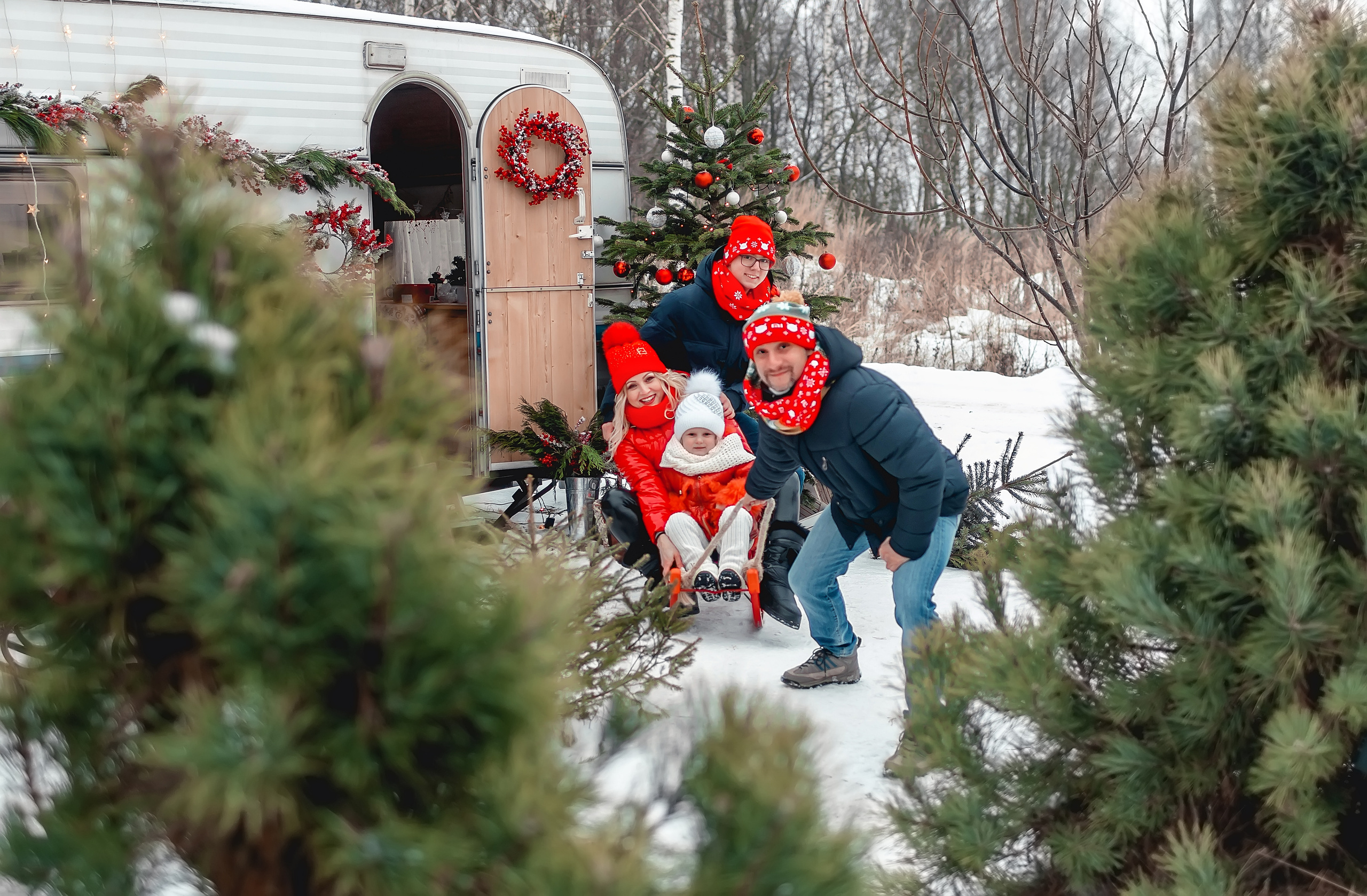 Новогодние и зимние фотосессии. Свадебный и семейный фотограф в Туле и Москве Полукарова Юлия