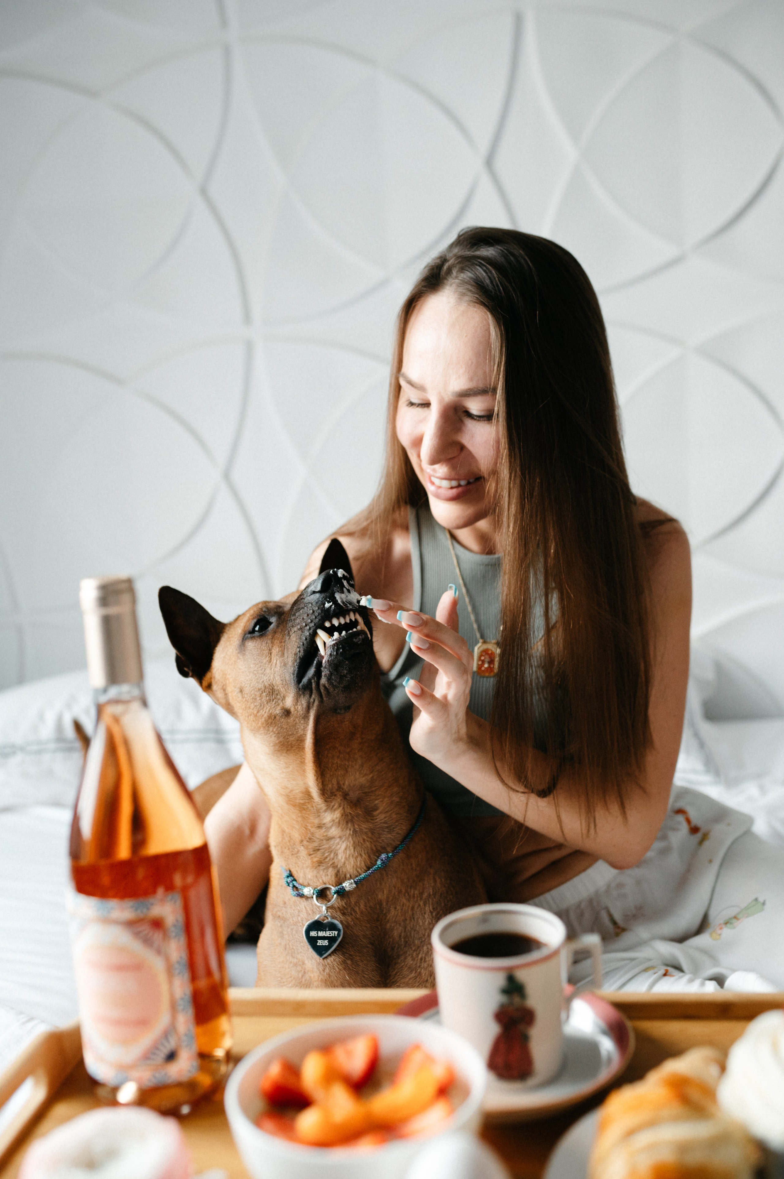 Оксана и Зевс. Фотограф анималист в Москве Ольга Агушева