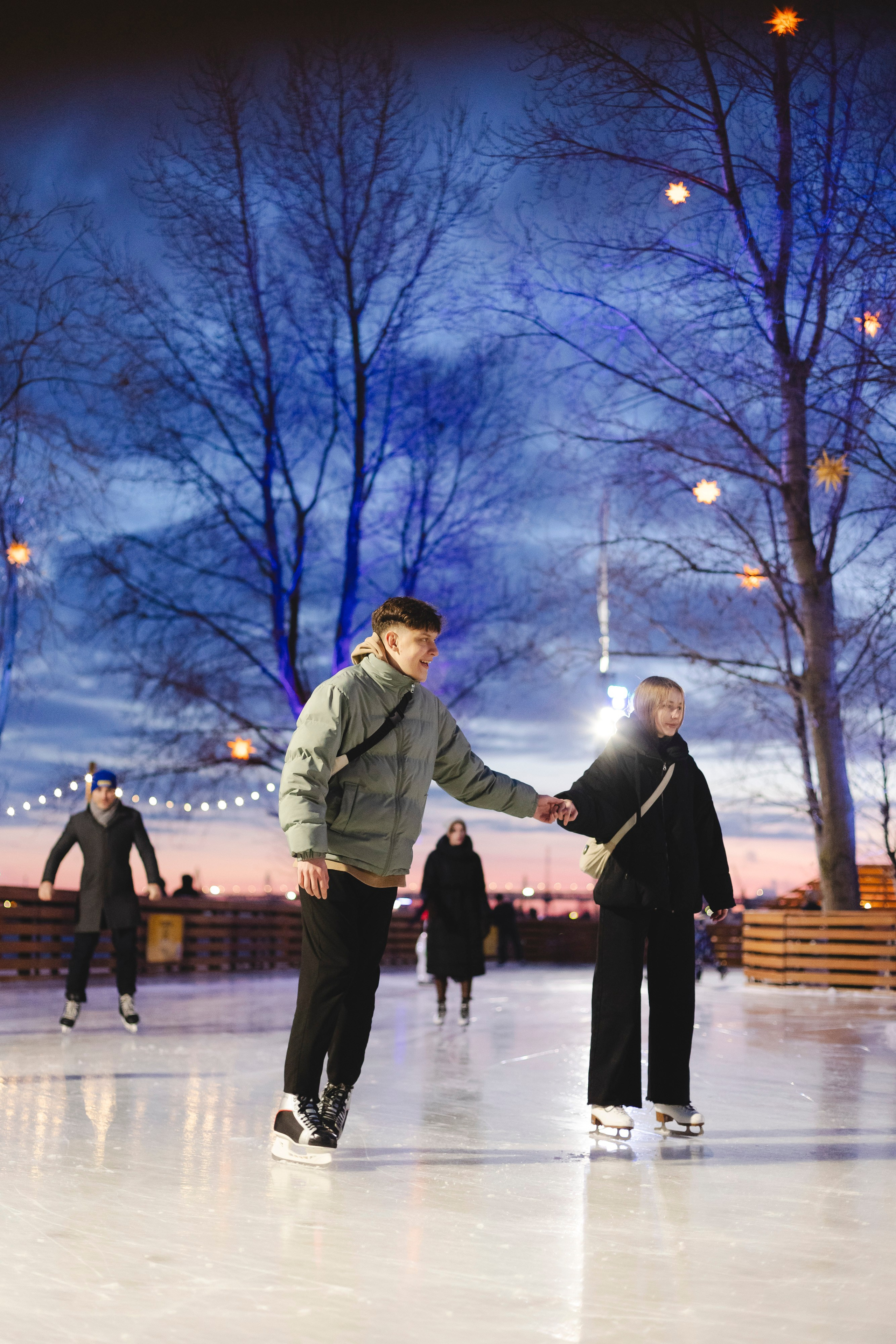 Открытие катка Севкабель Порт. Репортажный фотограф в Санкт-Петербурге и Москве Мария Ежова