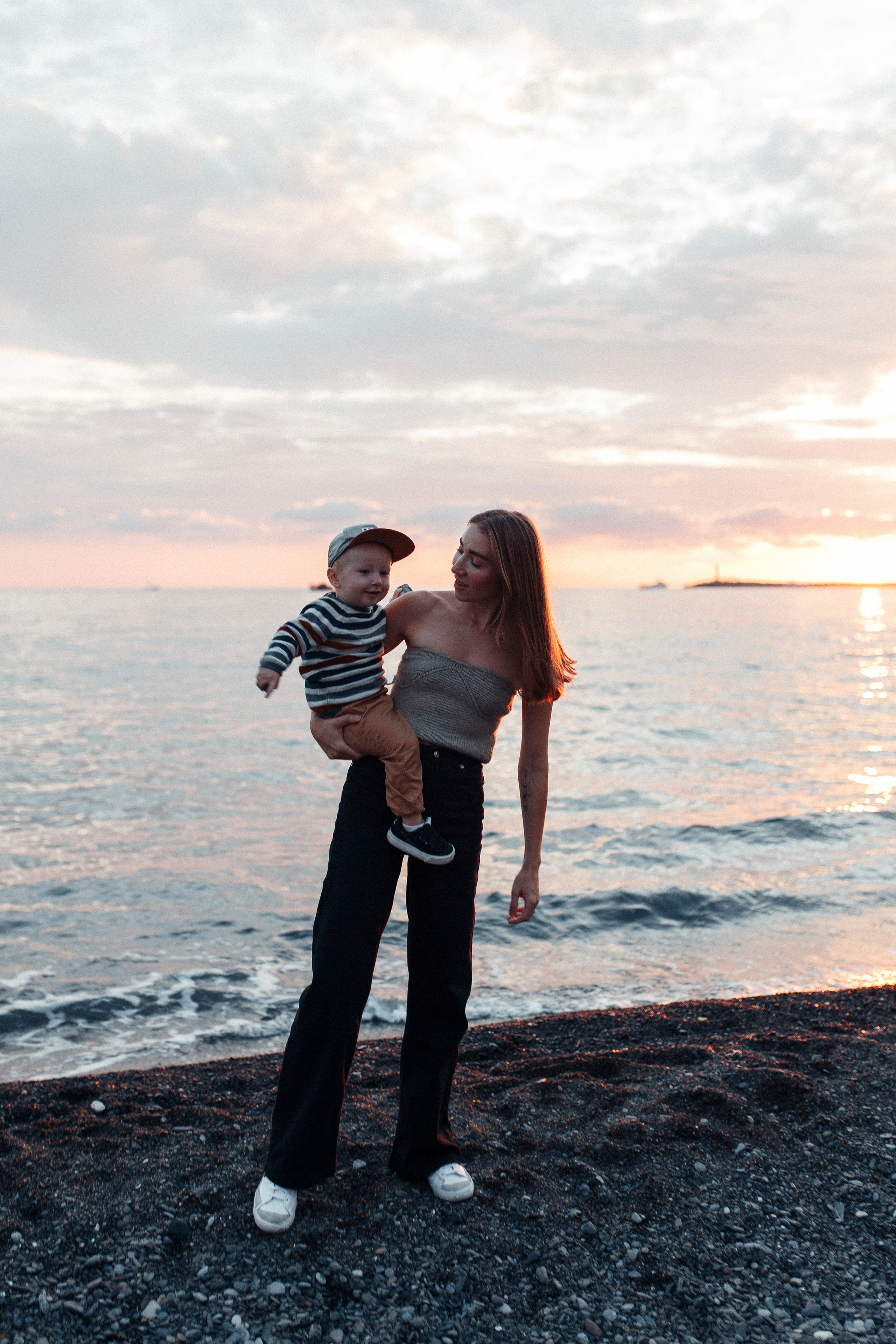 Закат на море. Семейный фотограф в Москве. Дарья Долгих