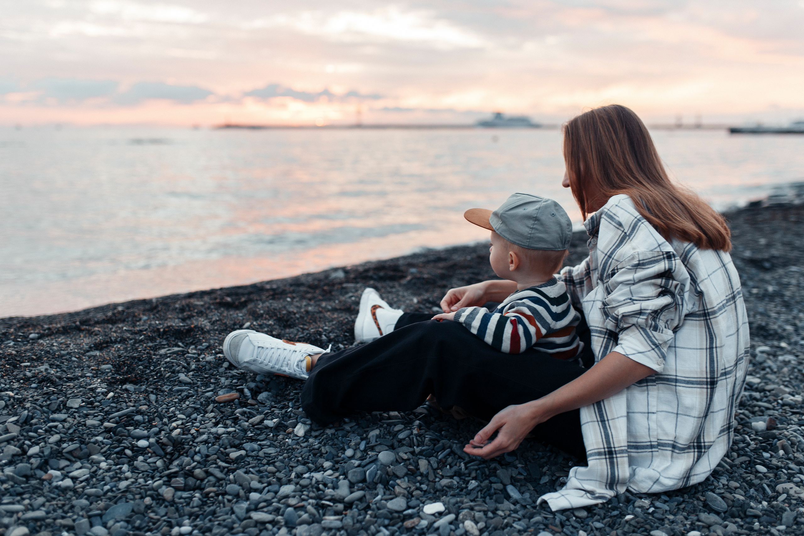 Закат на море. Семейный фотограф в Москве. Дарья Долгих