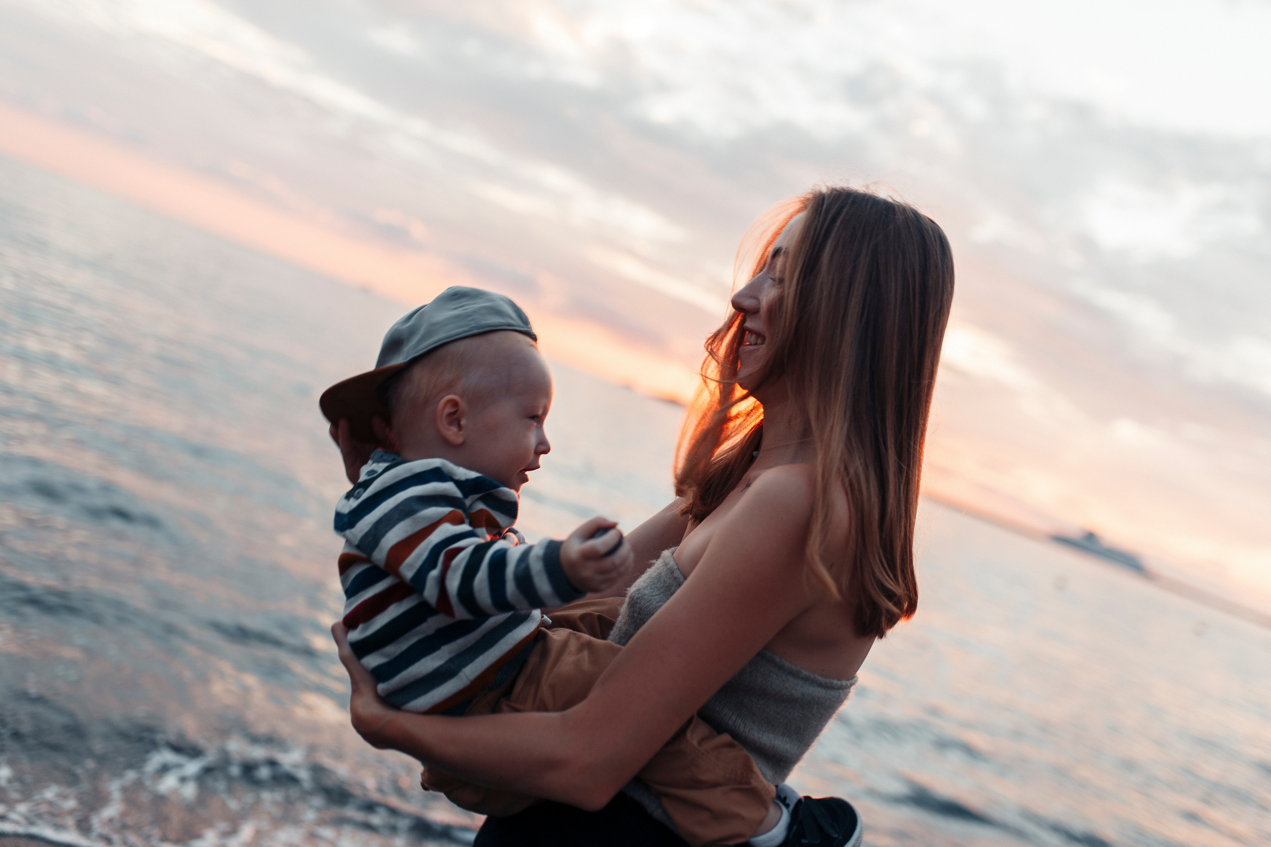 Закат на море. Семейный фотограф в Москве. Дарья Долгих