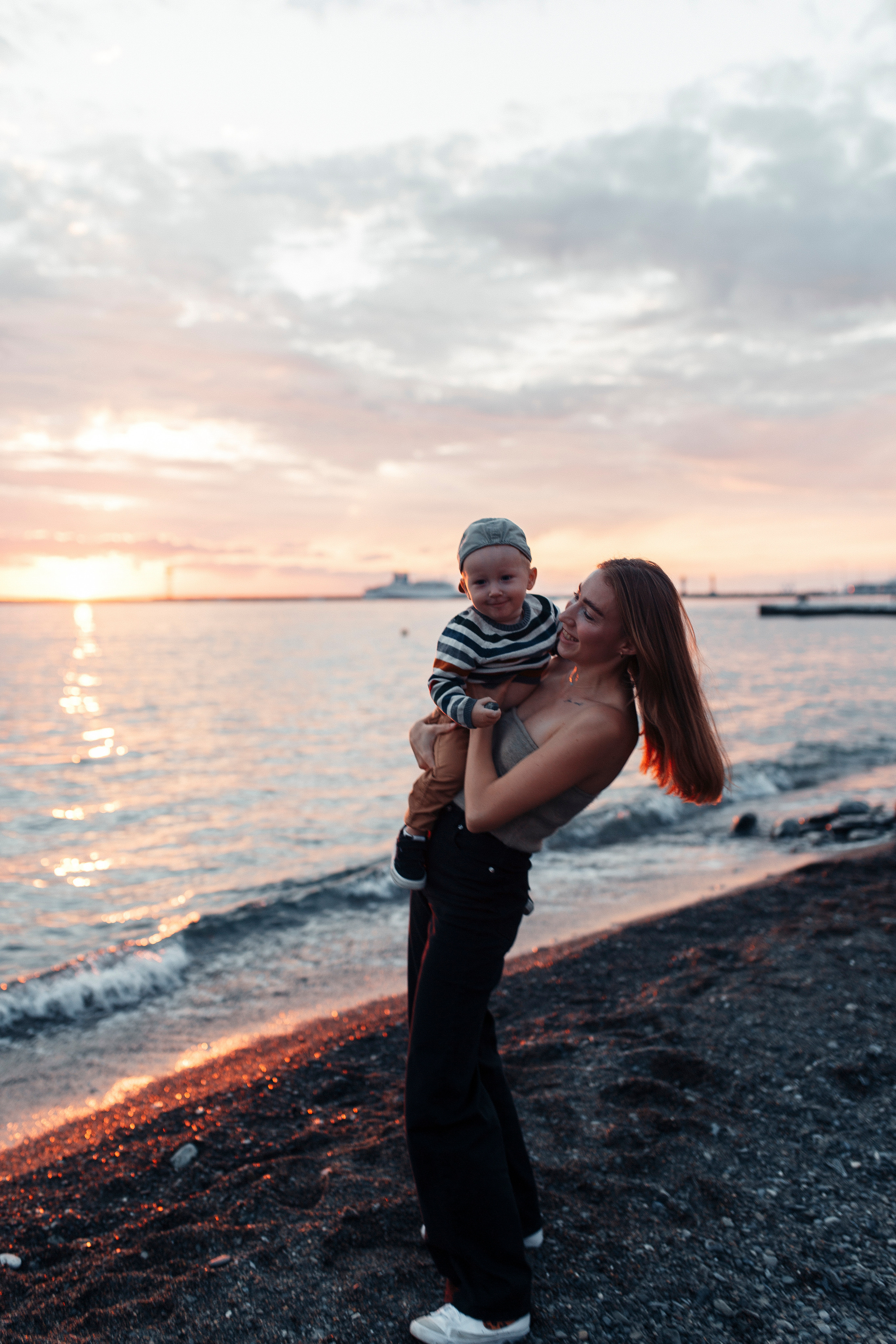 Закат на море. Семейный фотограф в Москве. Дарья Долгих