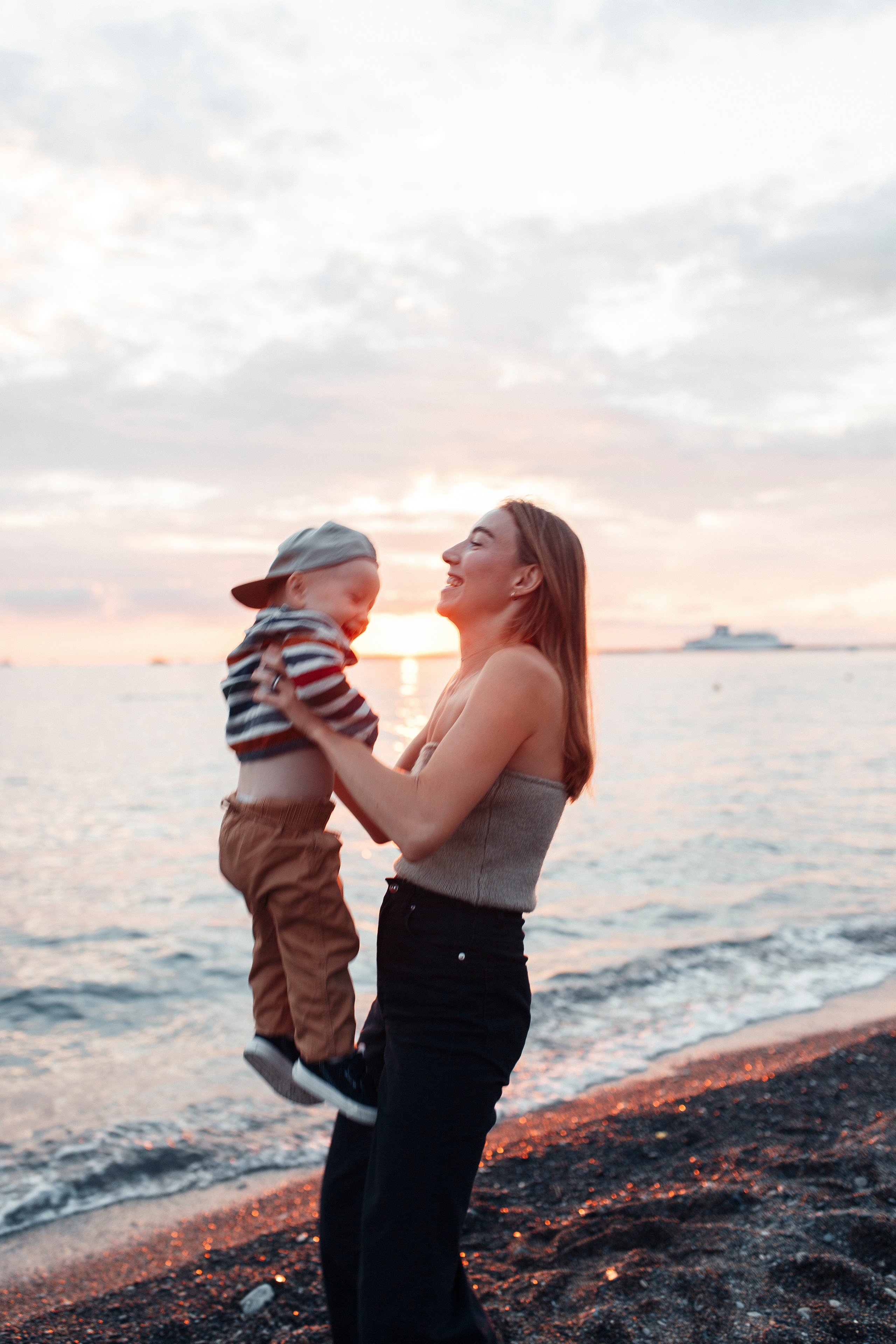 Закат на море. Семейный фотограф в Москве. Дарья Долгих