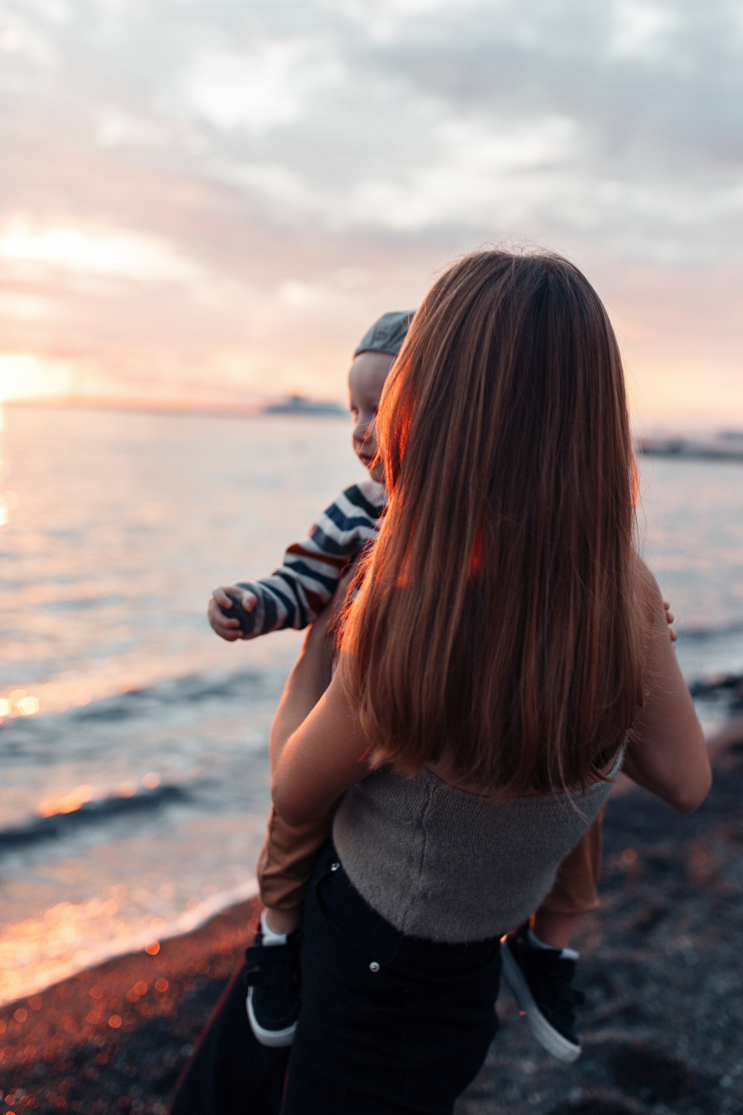 Закат на море. Семейный фотограф в Москве. Дарья Долгих