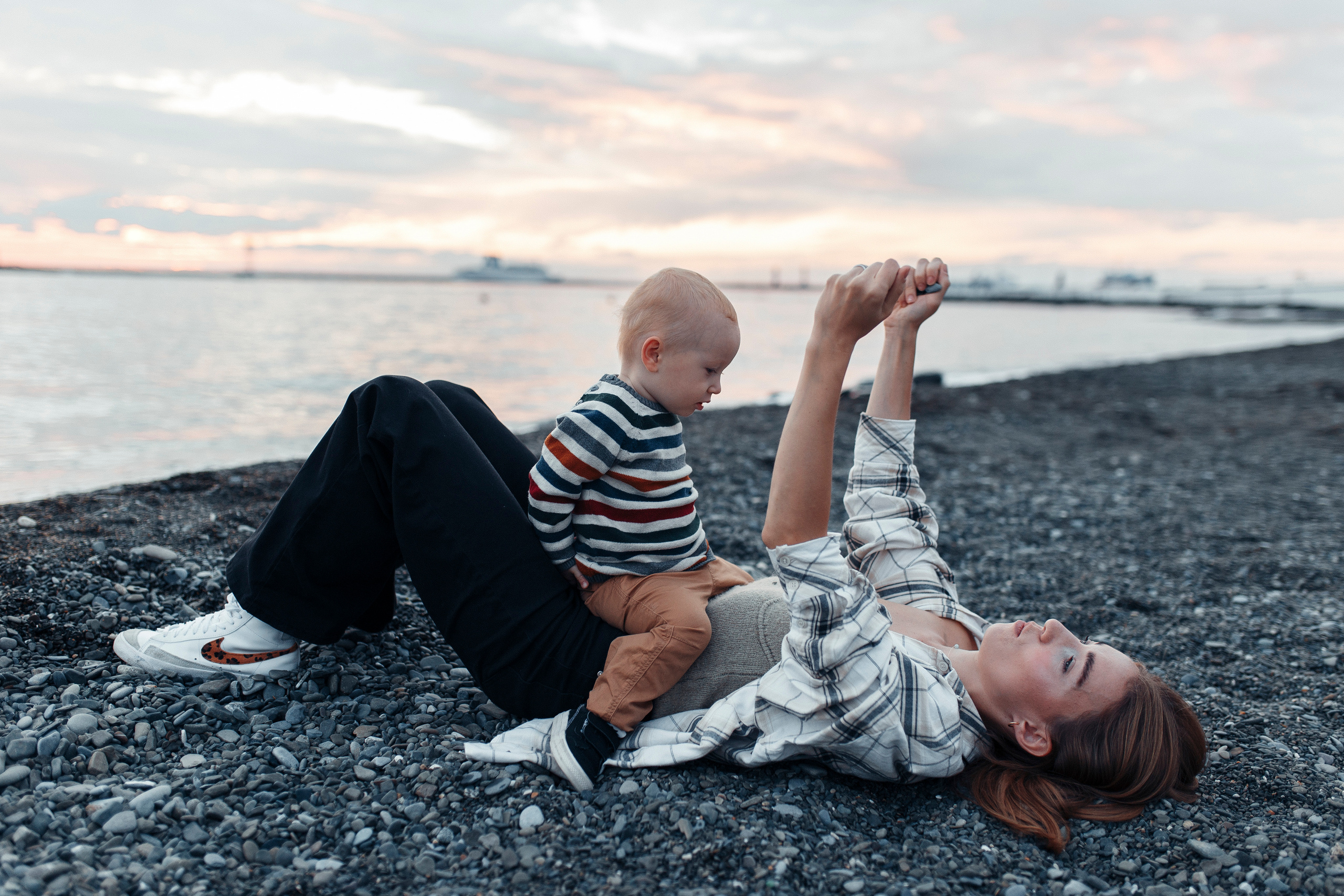 Закат на море. Семейный фотограф в Москве. Дарья Долгих