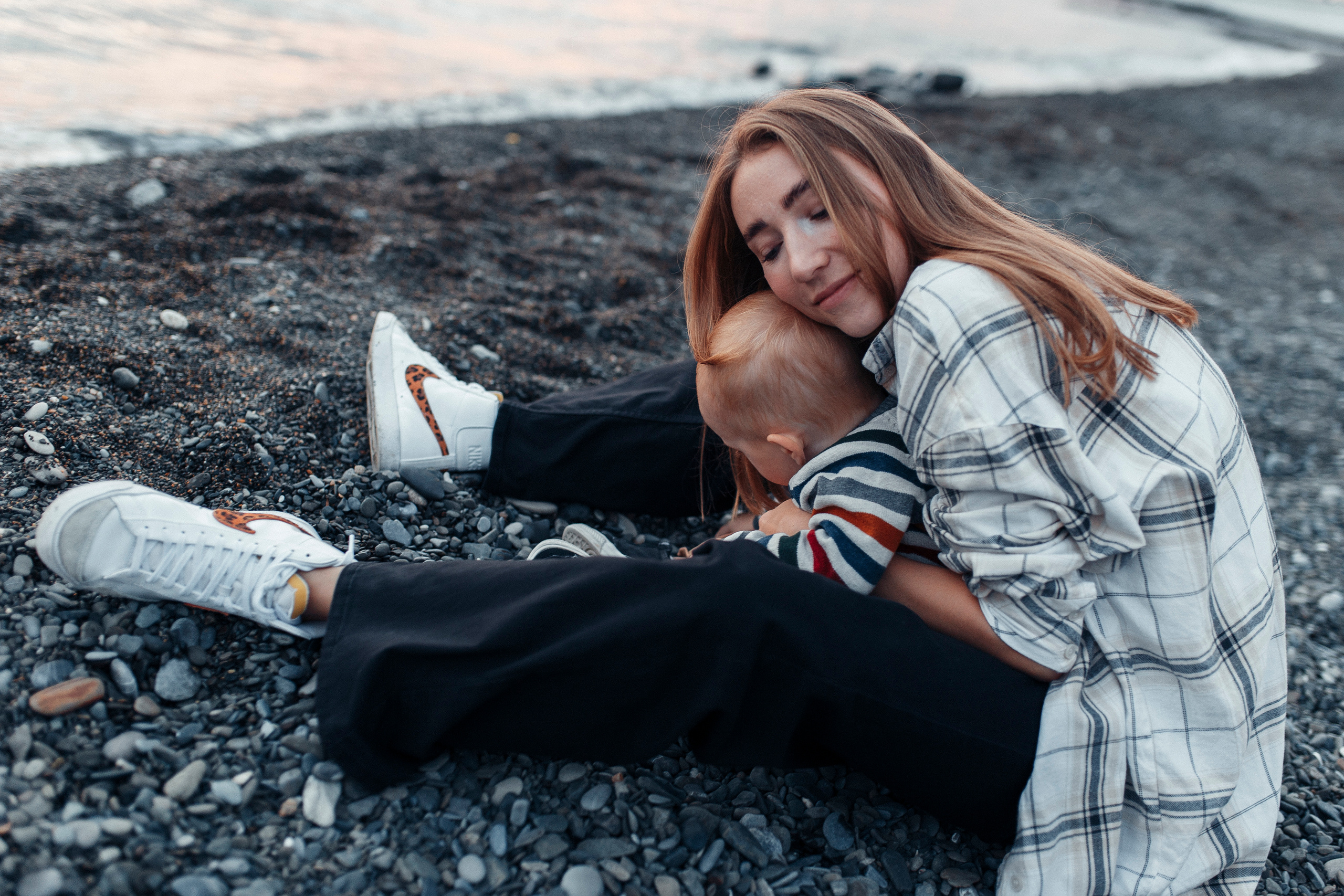 Закат на море. Семейный фотограф в Москве. Дарья Долгих