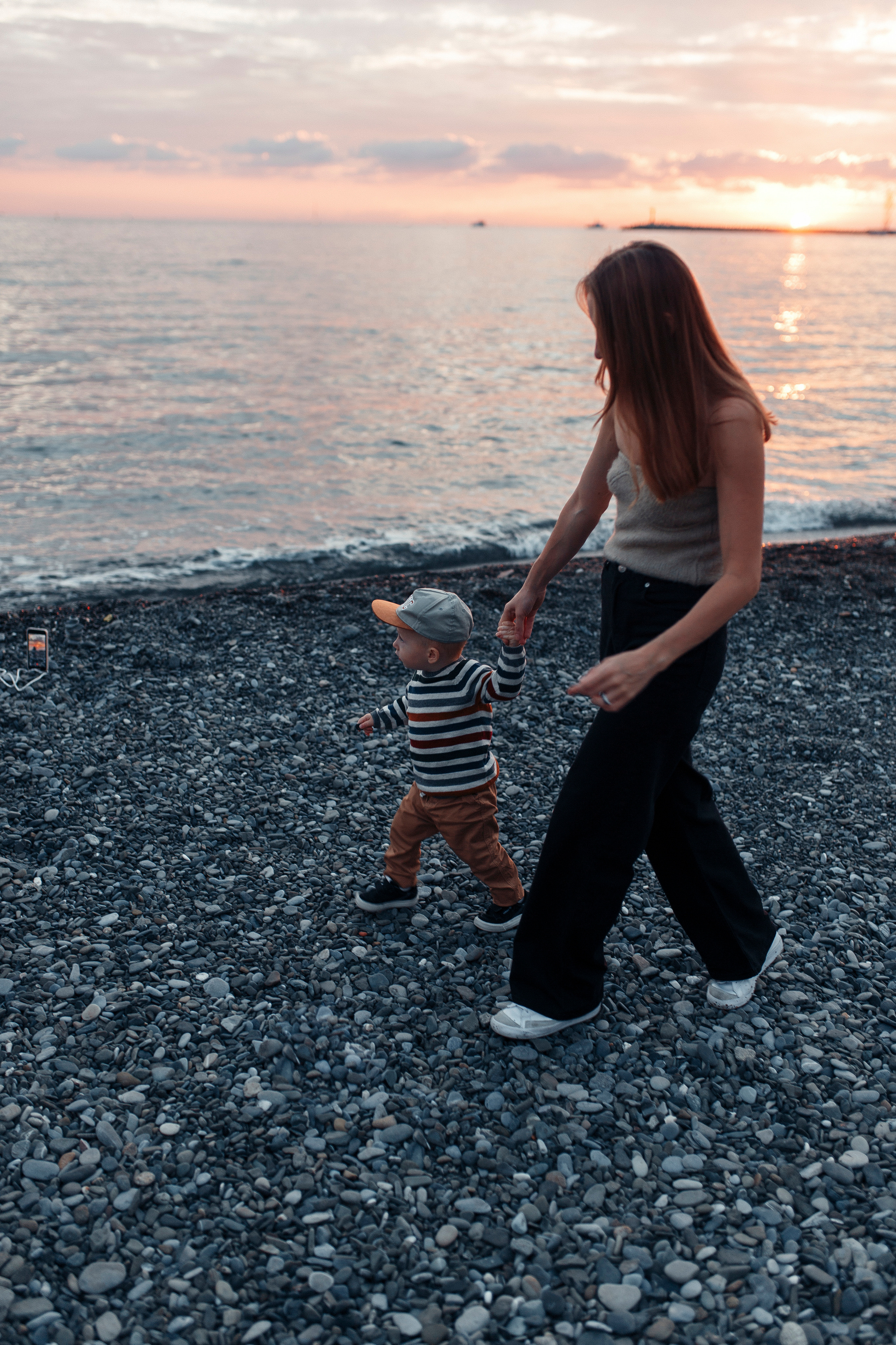 Закат на море. Семейный фотограф в Москве. Дарья Долгих