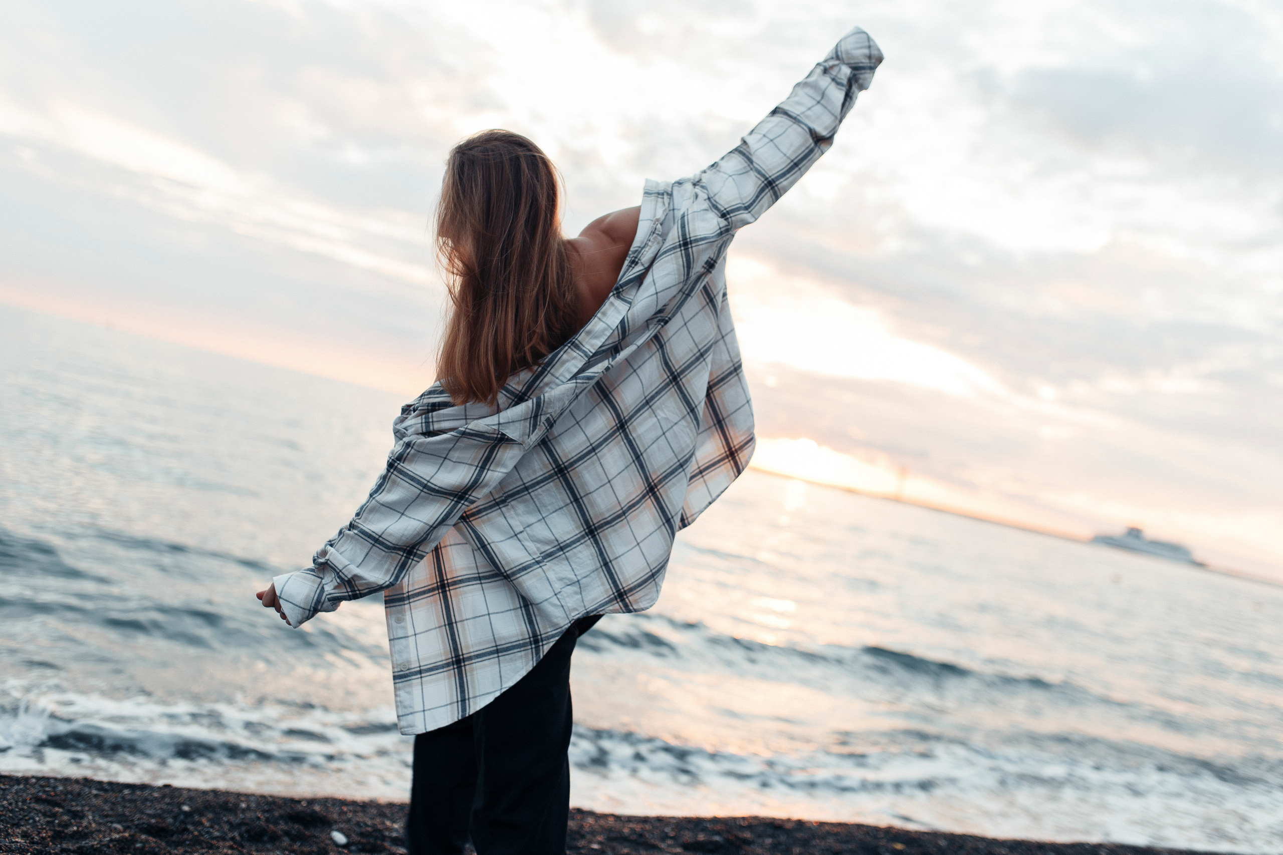 Закат на море. Семейный фотограф в Москве. Дарья Долгих