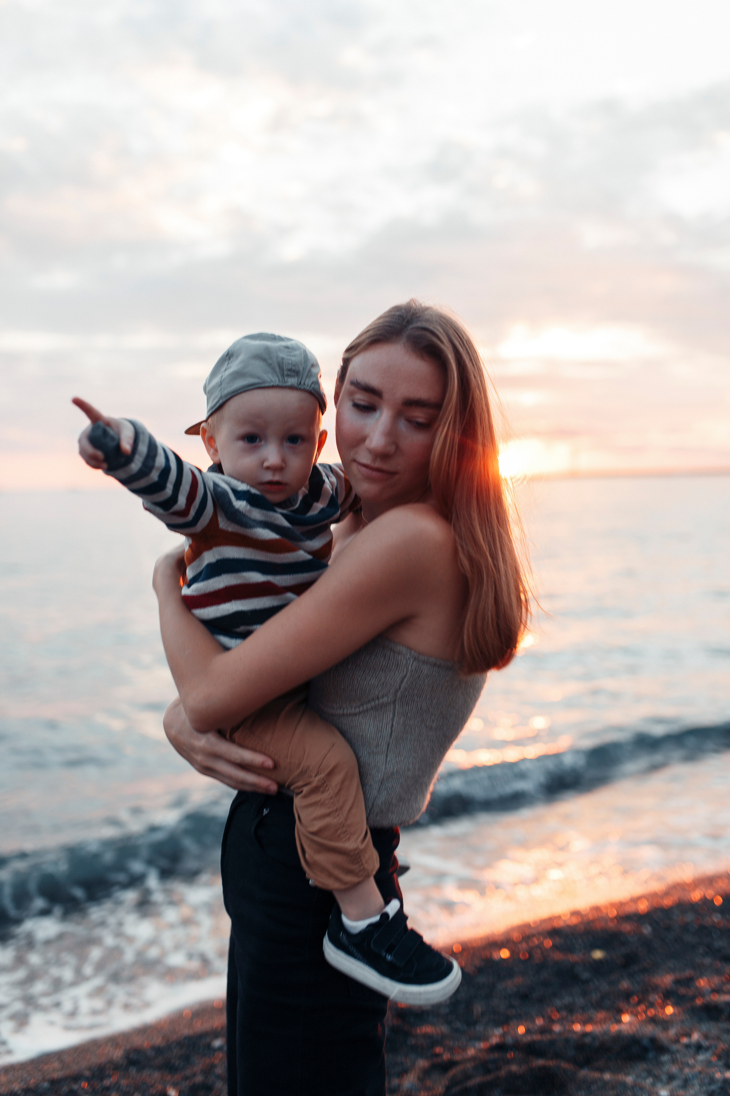Закат на море. Семейный фотограф в Москве. Дарья Долгих