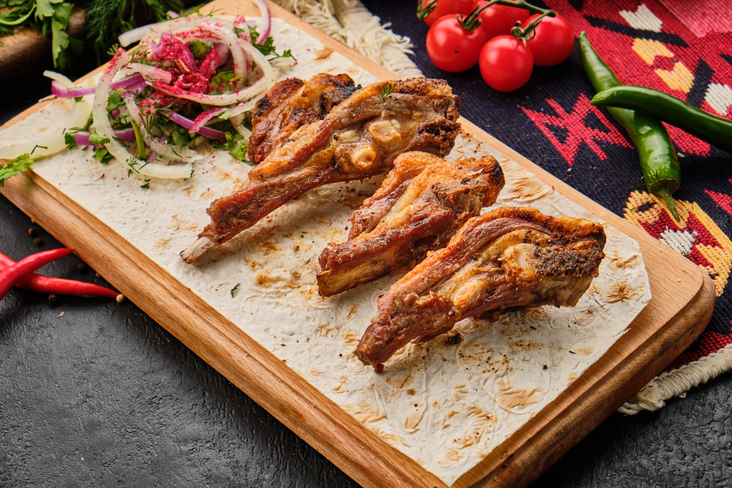 Food Photography of Shashlik for Delivery | Food Photographer Tbilisi. Commercial Photographer Tbilisi | Food & Product Photography | Vitaly Gorbachev