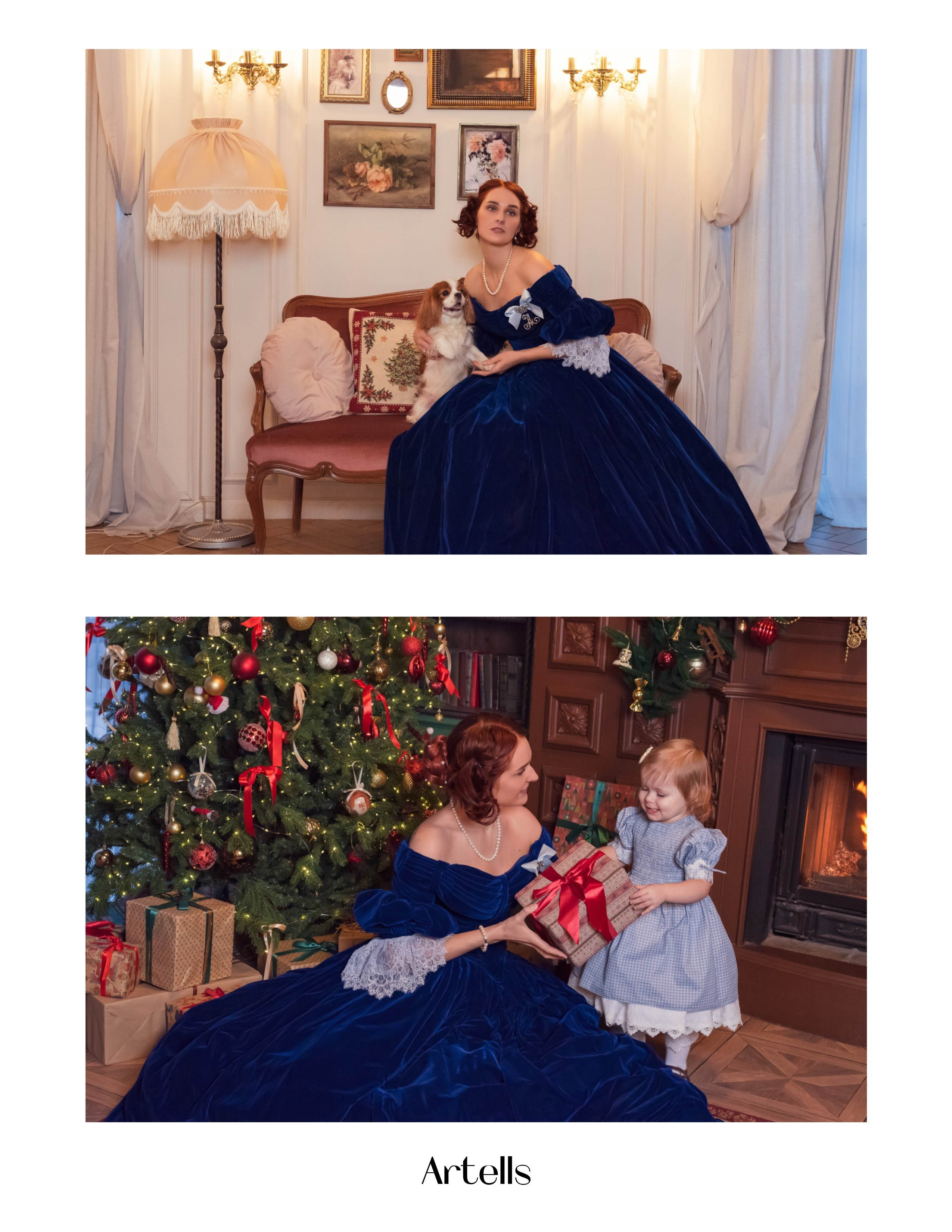 «Family Christmas» в Artells Magazine (февр.2026). Фотограф, ретушёр, графический дизайнер в Петербурге Борякина Настя