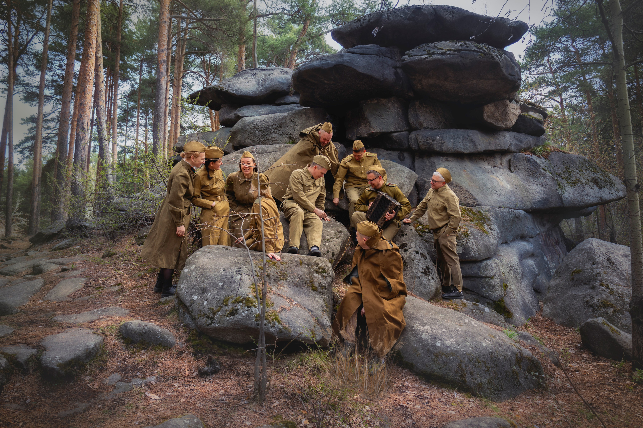 Корпоративная съемка. 9 мая. Художественный фотограф в Екатеринбурге Брук Мария
