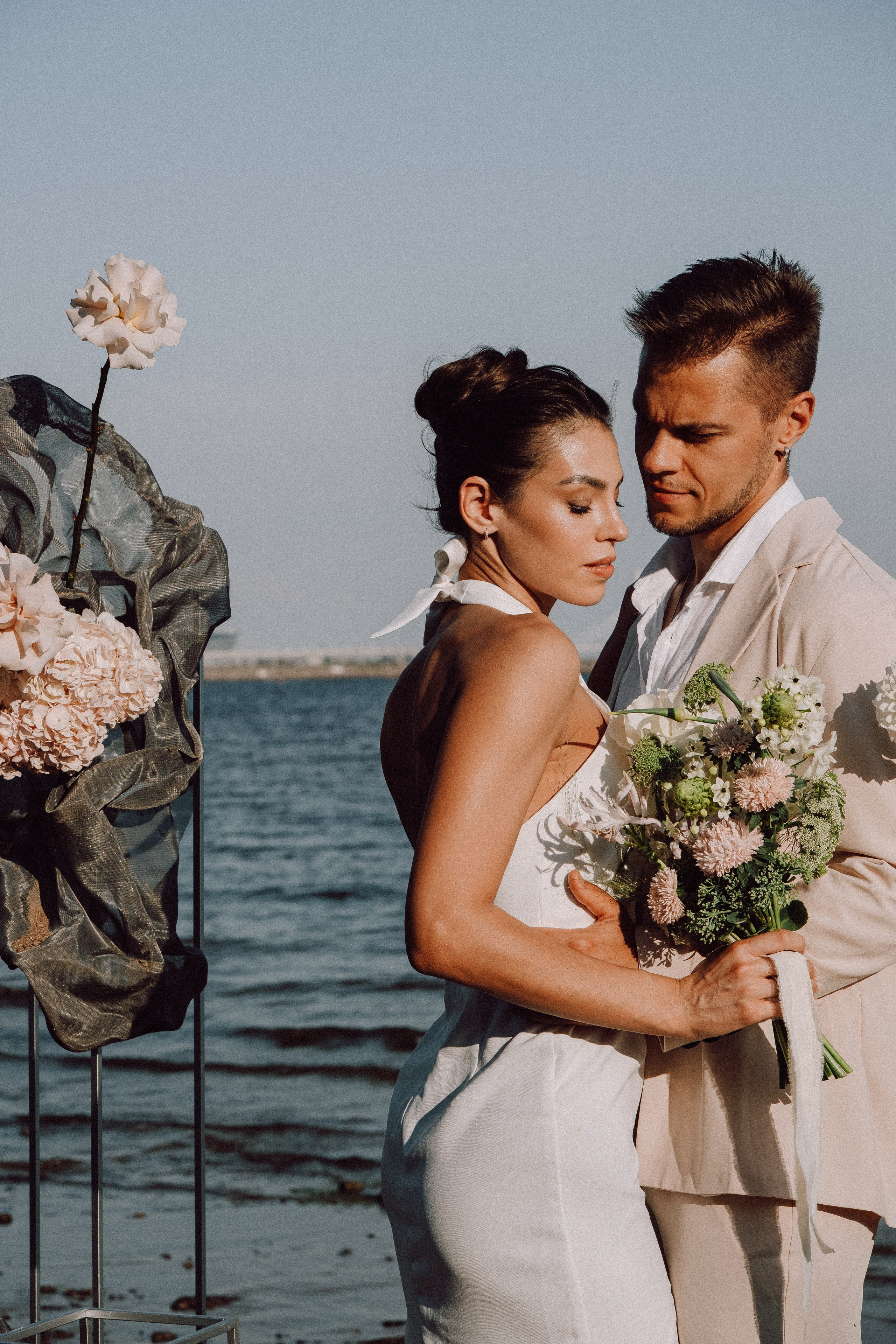 СВАДЕБНАЯ ФОТОСЕССИЯ ВЫЕЗДНОЙ ЦЕРЕМОНИИ (ФИНСКИЙ ЗАЛИВ). Профессиональный фотограф, Санкт-Петербург — Виктория Богомолова