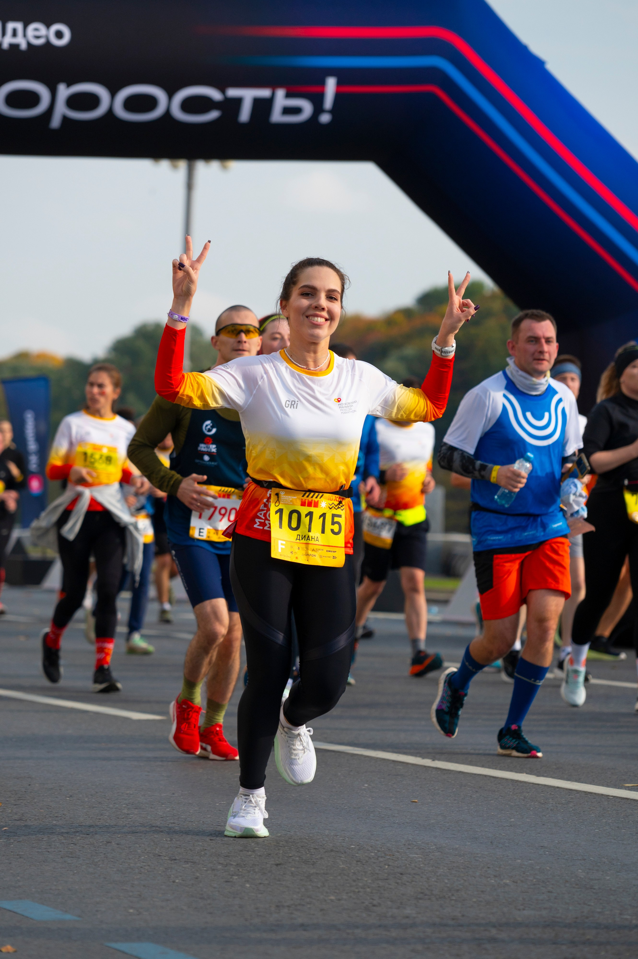 Спортивные мероприятия: Московский марафон 2024. Фотограф Михаил Волков