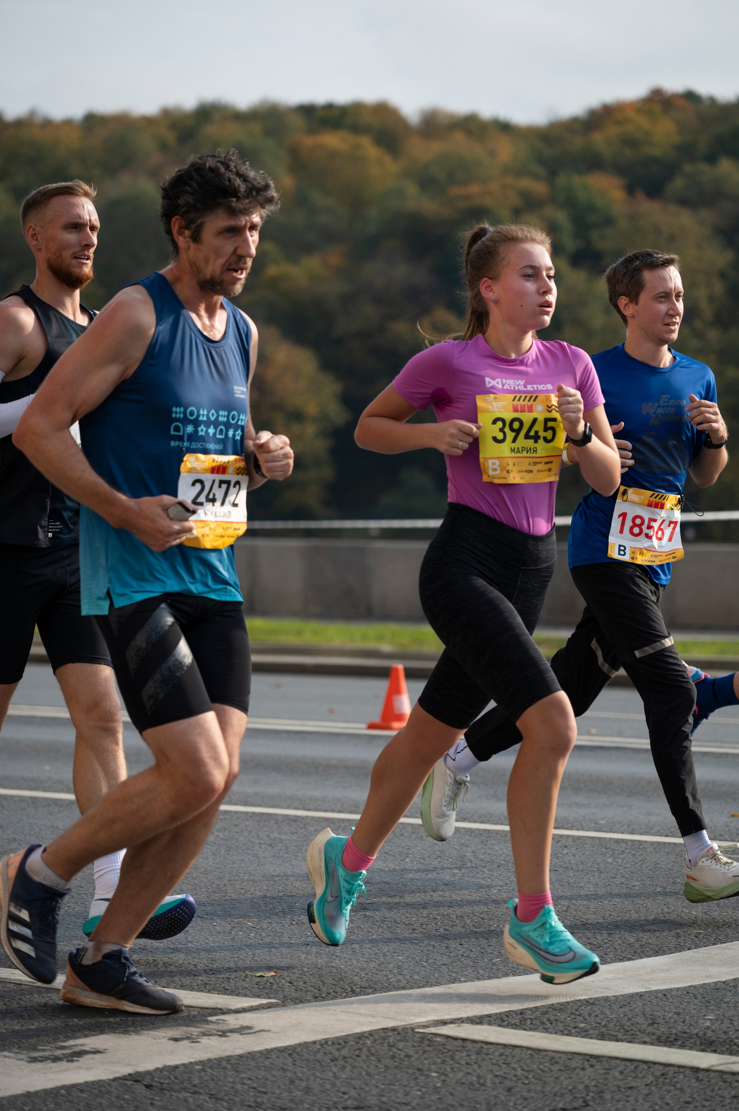 Спортивные мероприятия: Московский марафон 2024. Фотограф Михаил Волков