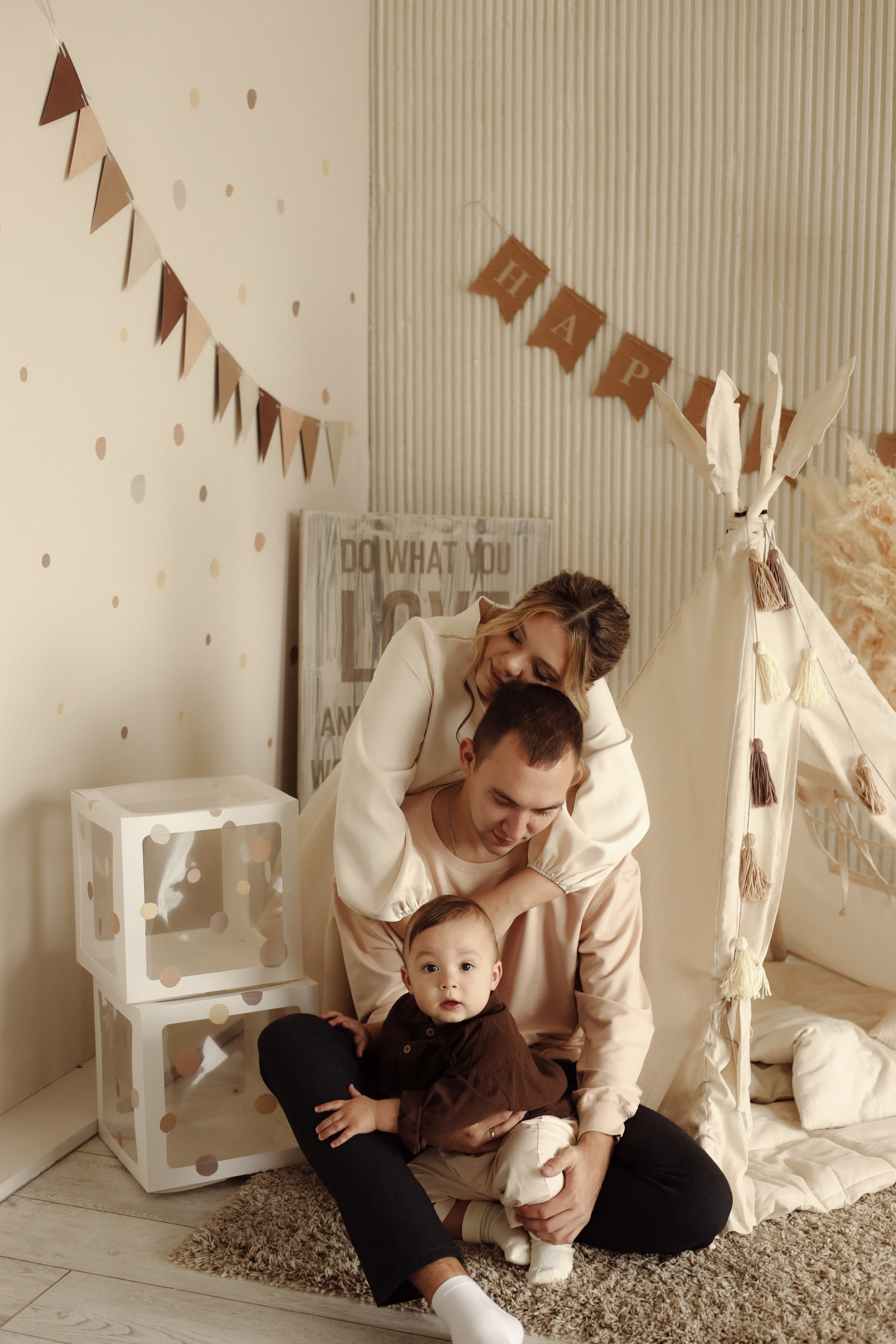 Вадим, Глебушка, Лиза. Фотограф Мария Лаенко