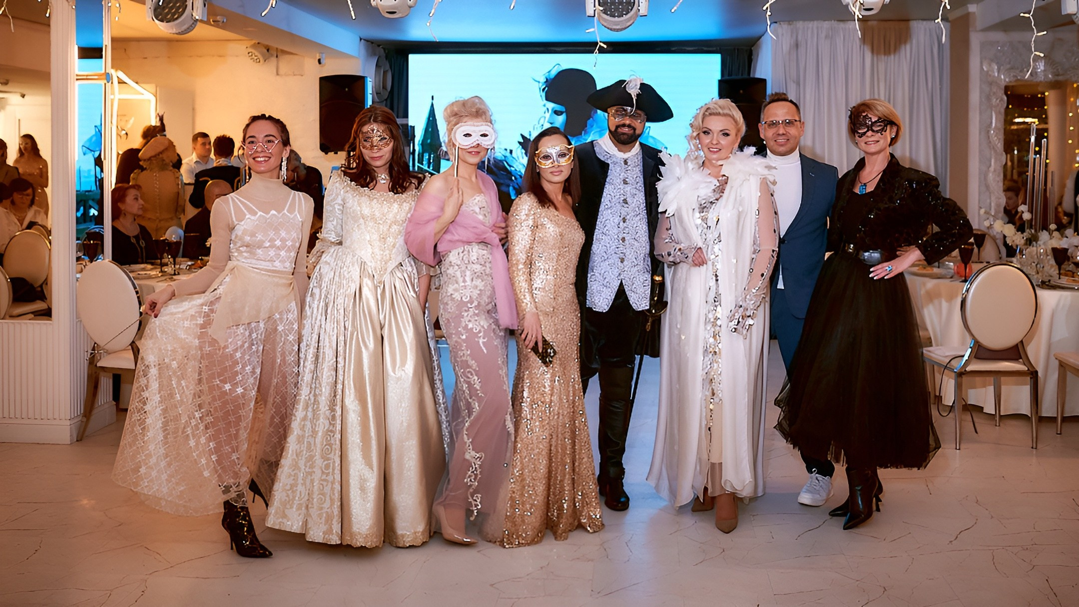 «Венецианский карнавал» | ресторан Vinity. Свадебный фотограф в Санкт-Петербурге Славин Денис