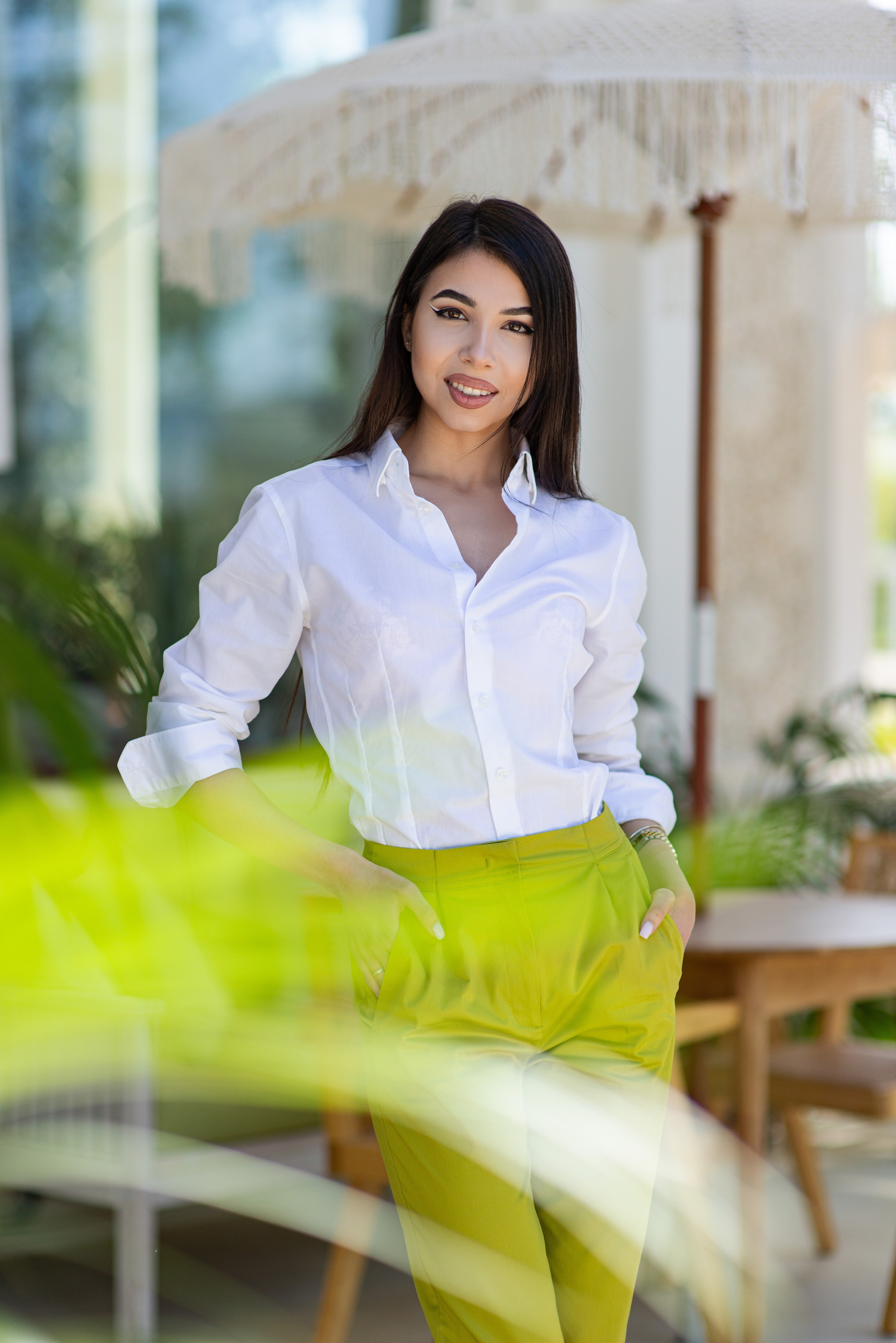 Уличная фотосессия Елизаветы. Свадебный и репортажный фотограф в Москве