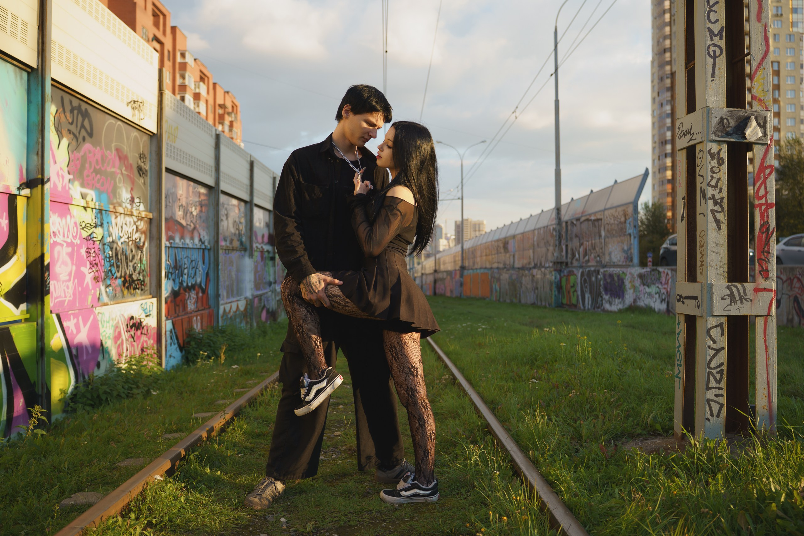 фотосессия при вечернем свете Екатеринбург