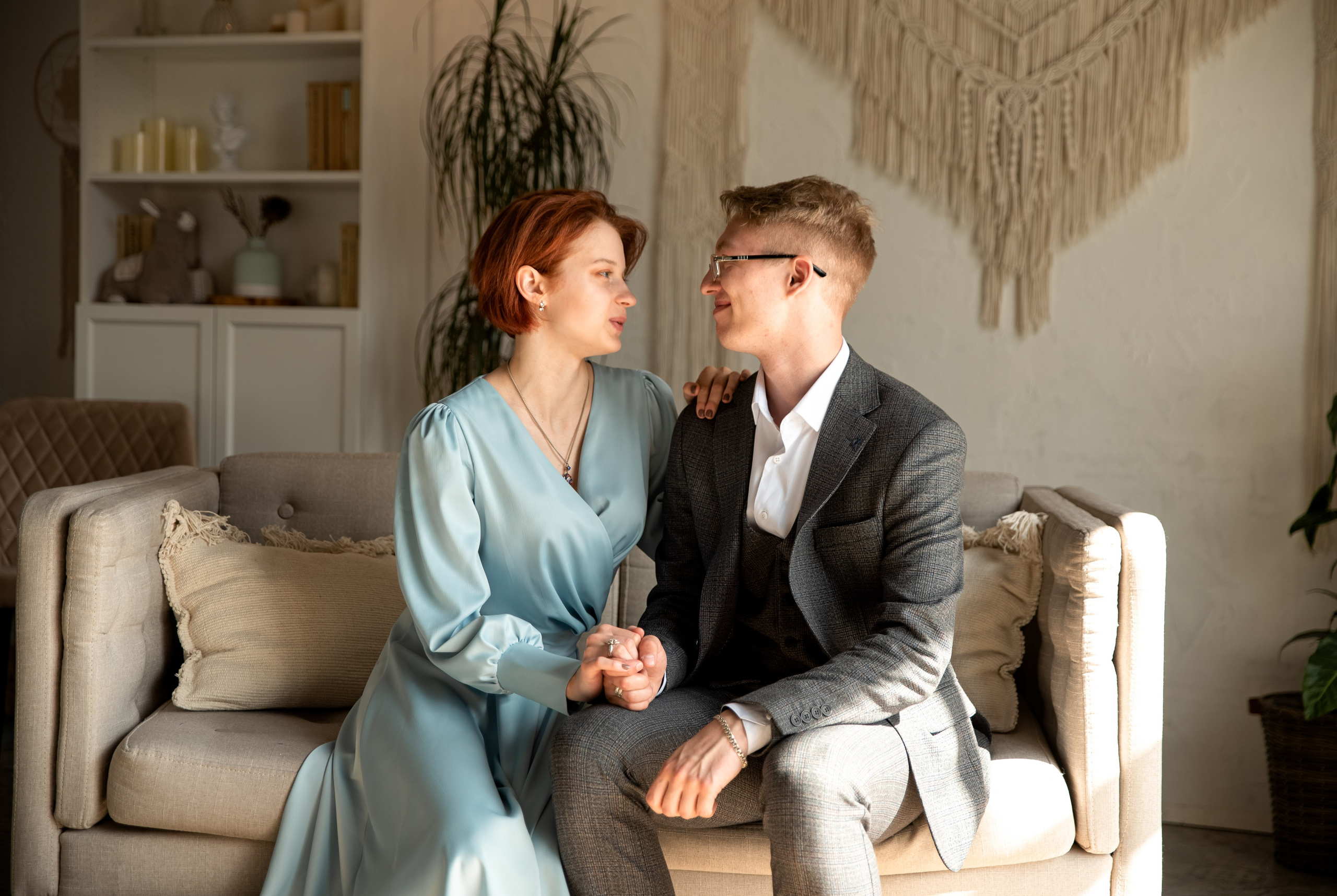 Дмитрий и Марина. LOVESTORY в студии. Семейный и детский фотограф в Туле Светлана Воронкова