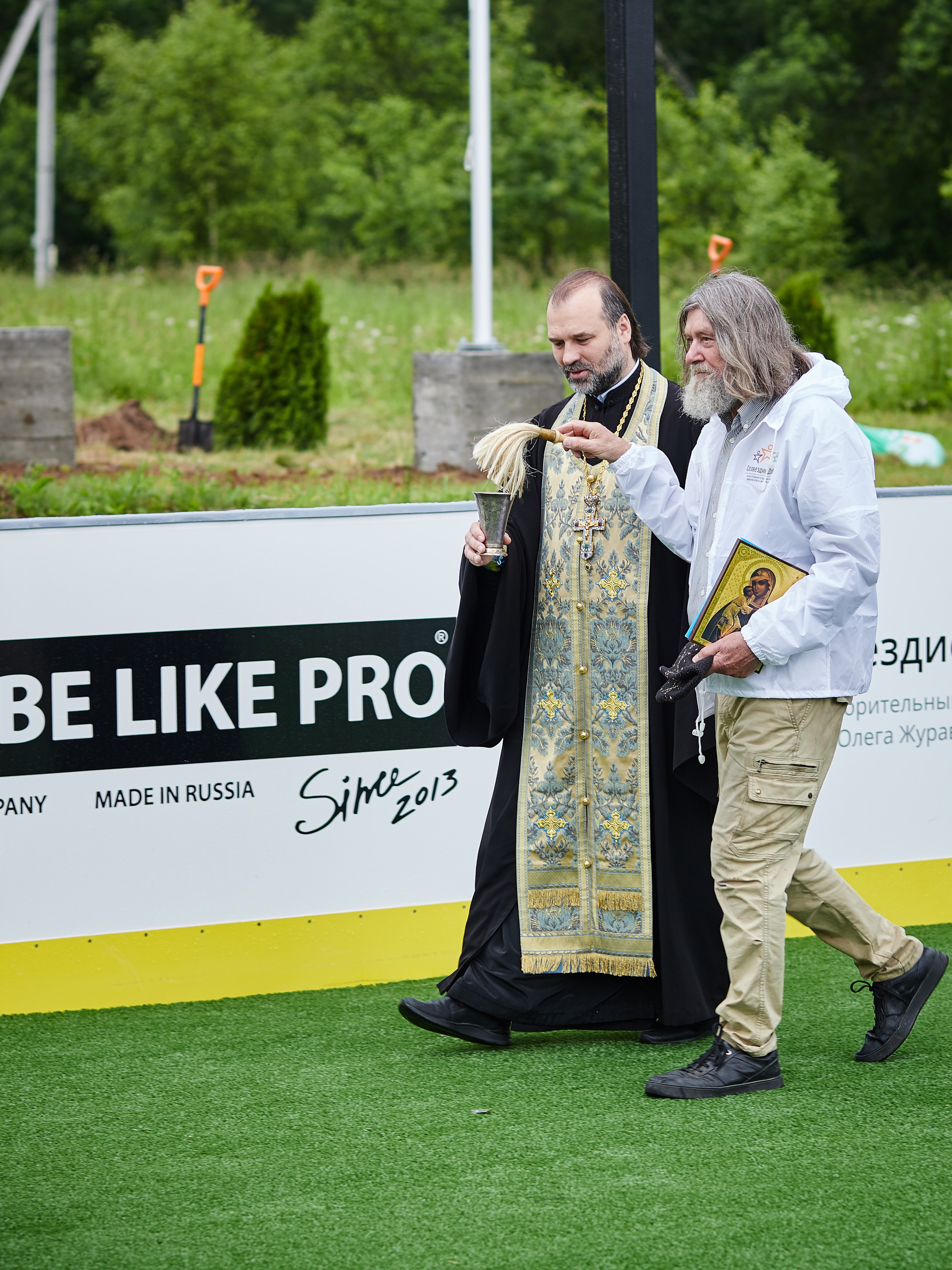 Открытие хоккейной площадки с Федором Конюховым. Репортажный Фотограф